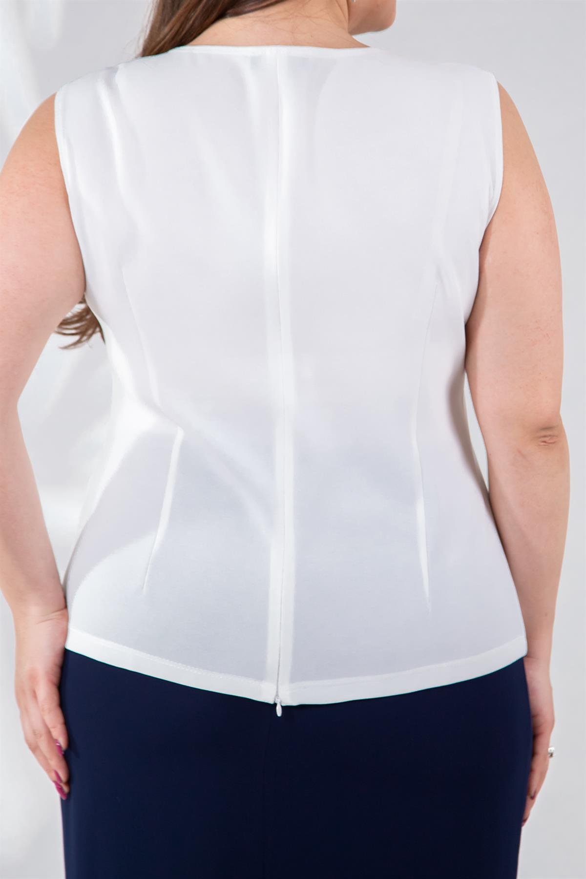 Büyük Beden 242625 Ceket Etek Abiye Takım  Lacivert