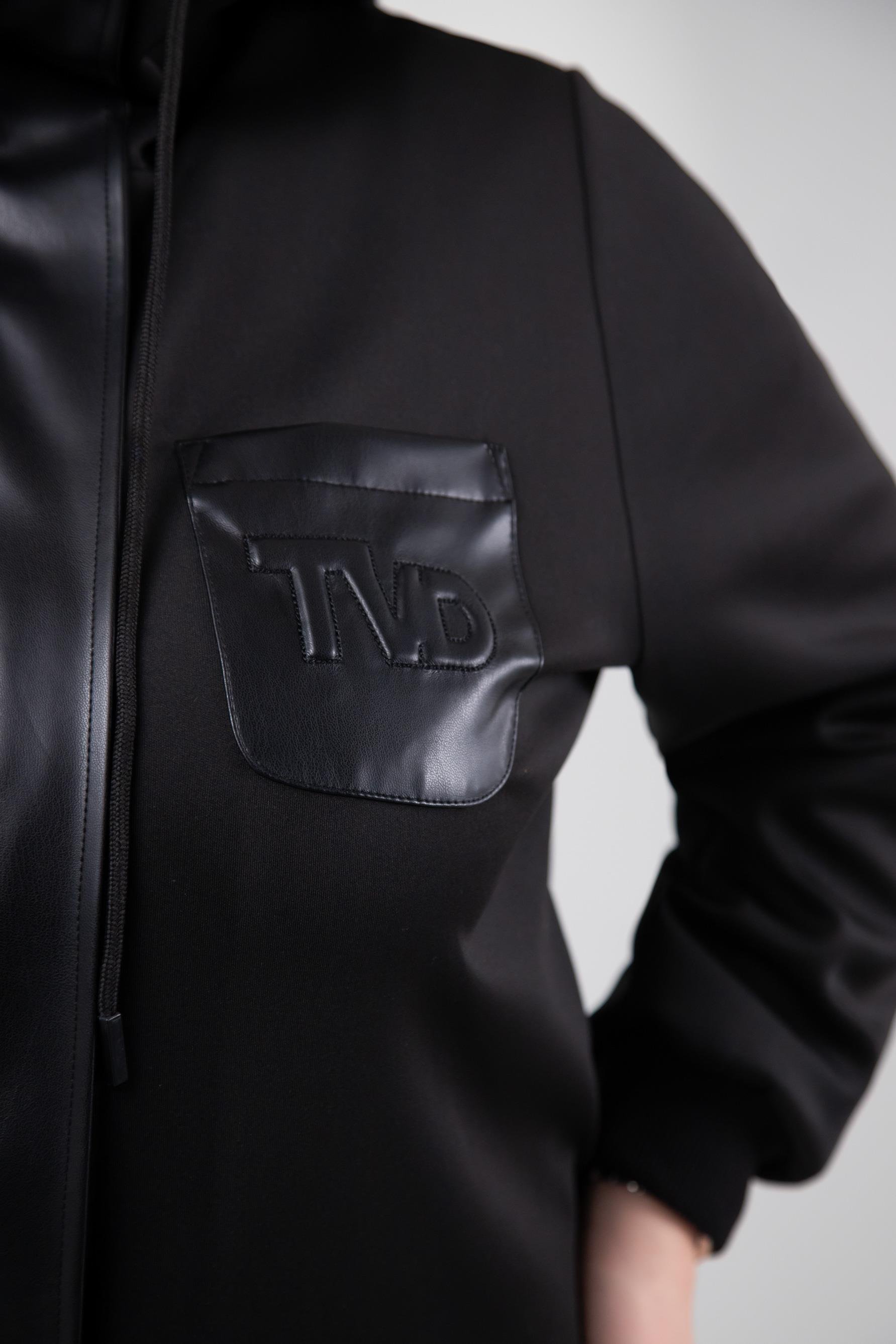 Büyük Beden 3330229 Tvd Nakışlı Sweat Siyah