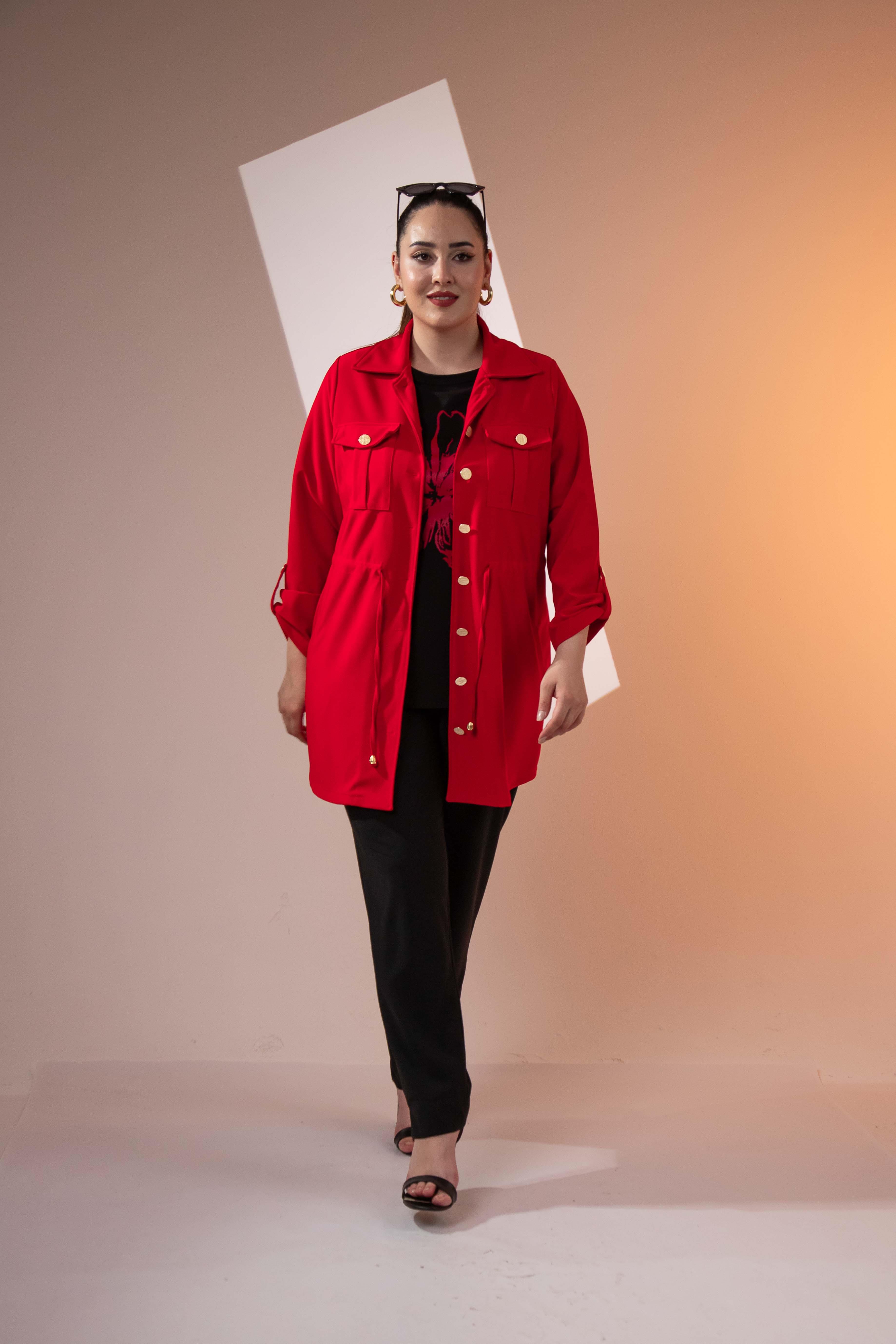 Büyük Beden 3330398 3'lü Takım Kırmızı