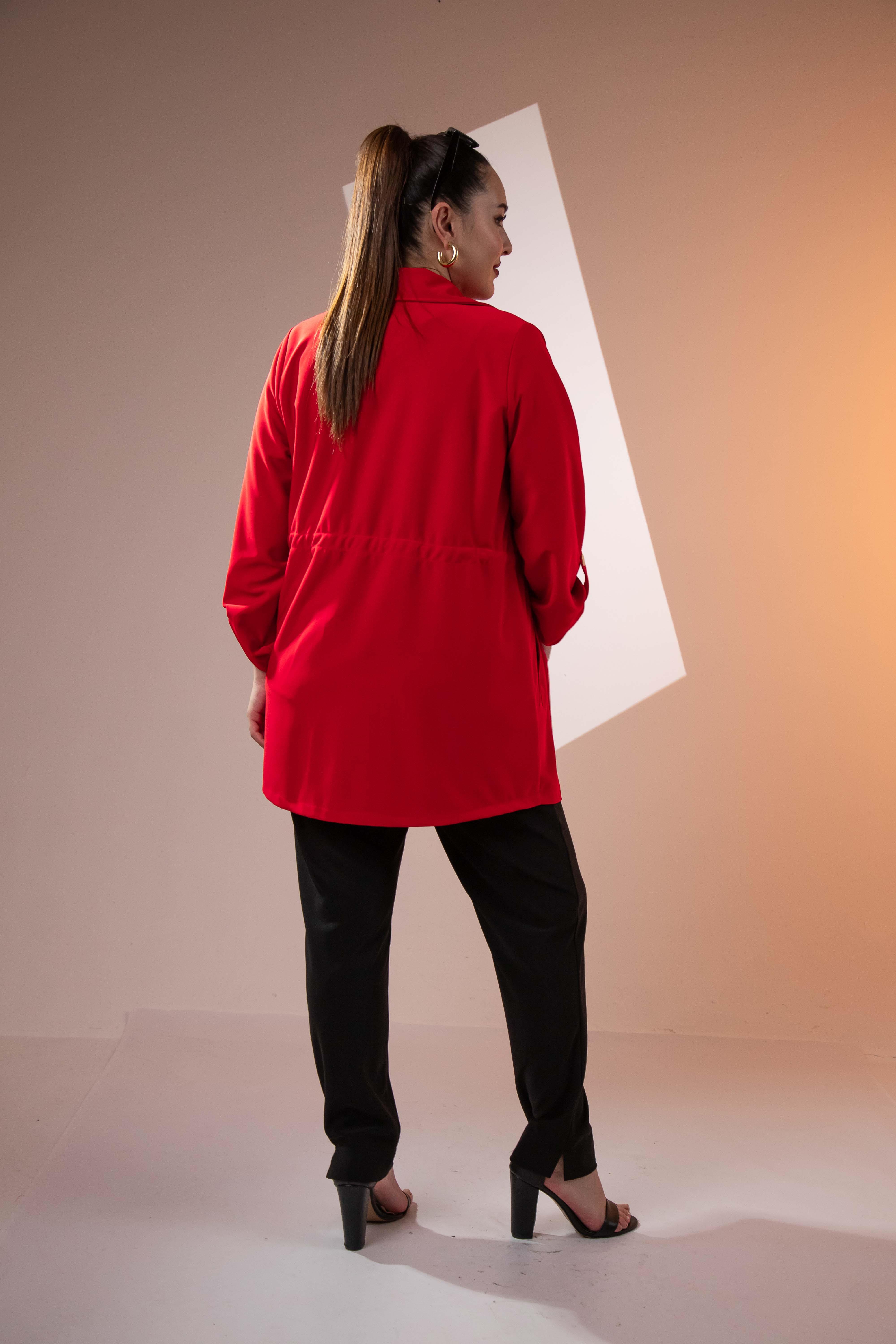 Büyük Beden 3330398 3'lü Takım Kırmızı