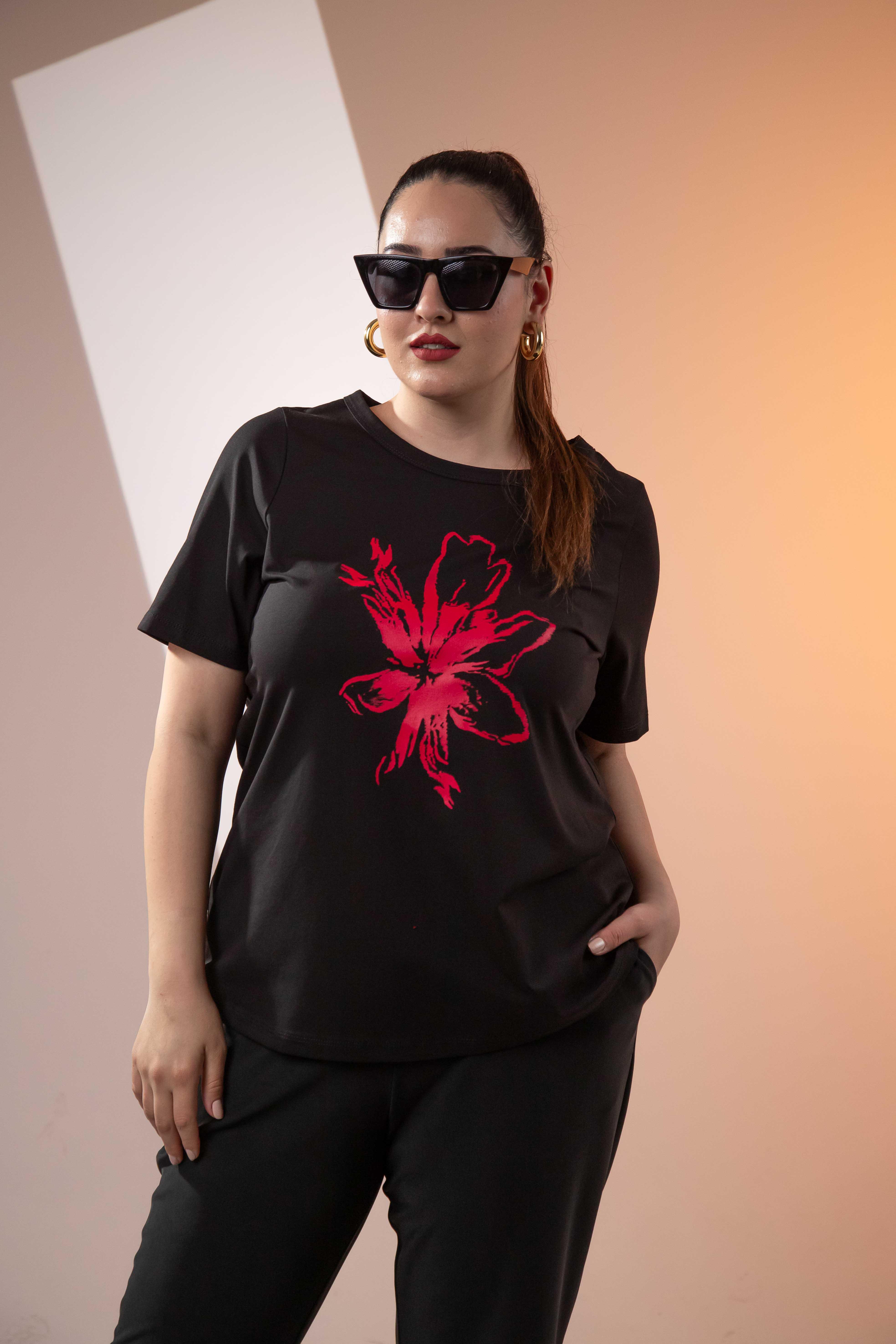 Büyük Beden 3330398 3'lü Takım Kırmızı