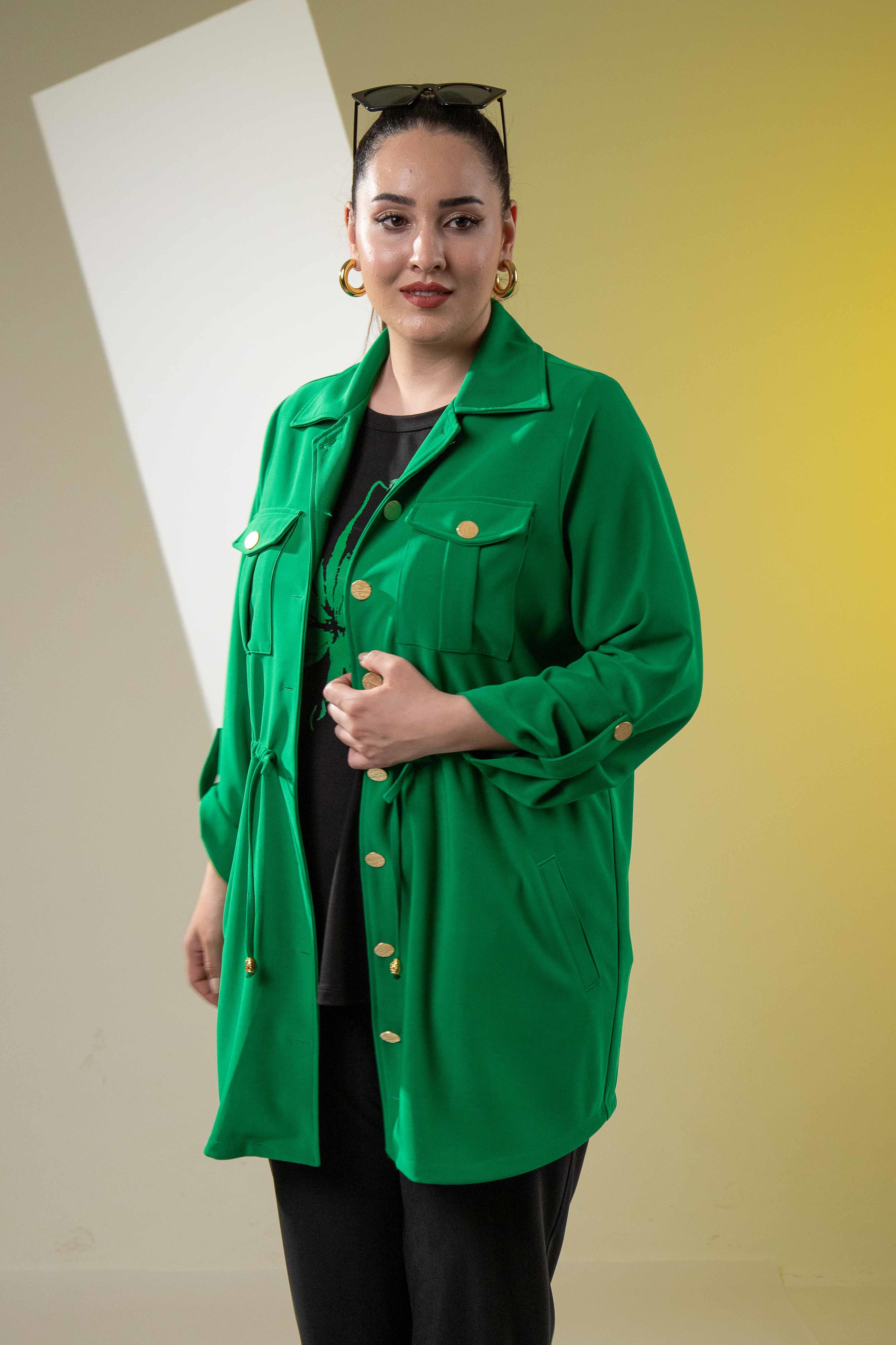 Büyük Beden 3330398 3'lü Takım Yeşil