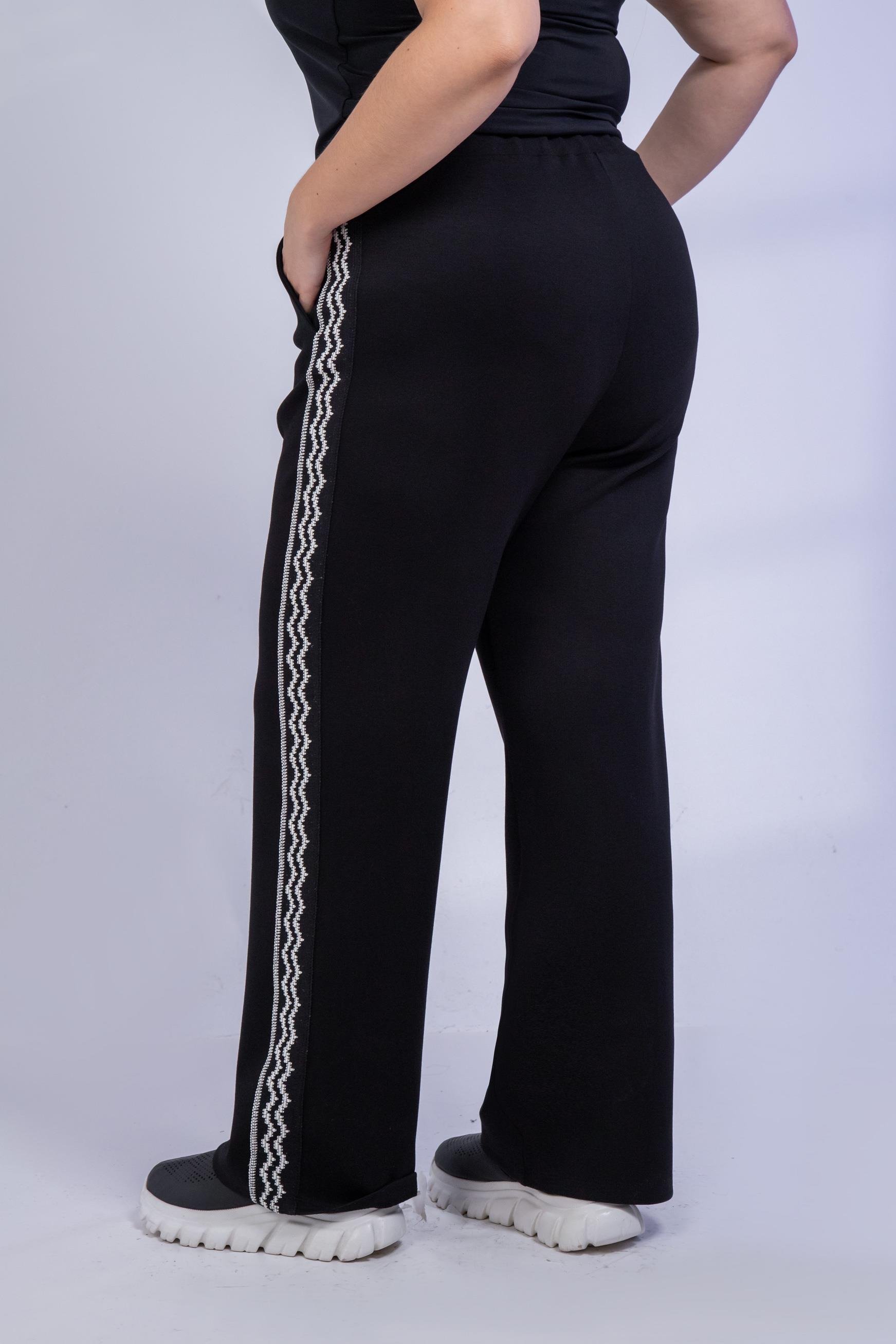 Büyük Beden 3330682 Şerit Detaylı Eşofman Takım Siyah