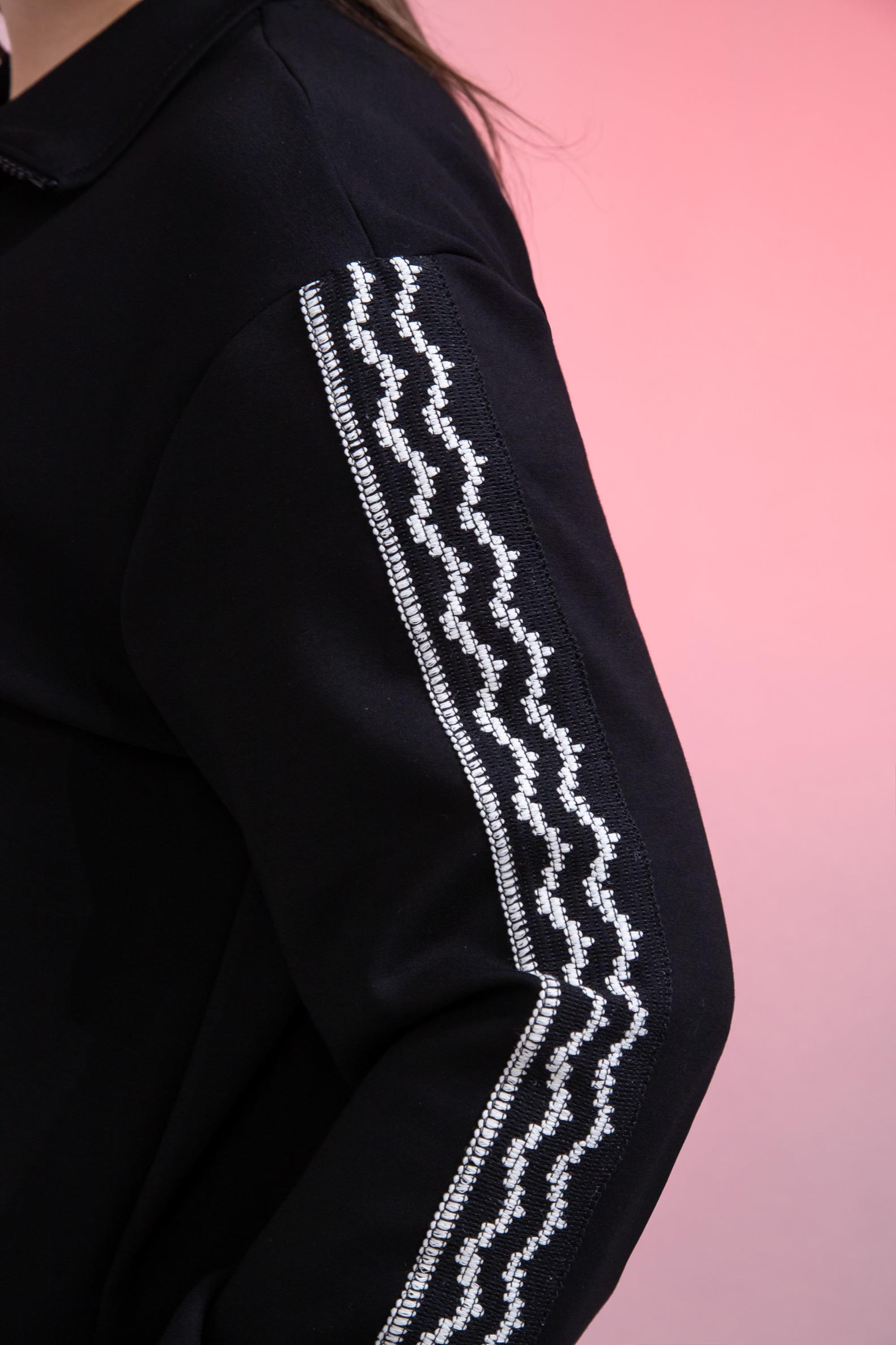 Büyük Beden 3330682 Şerit Detaylı Eşofman Takım Siyah