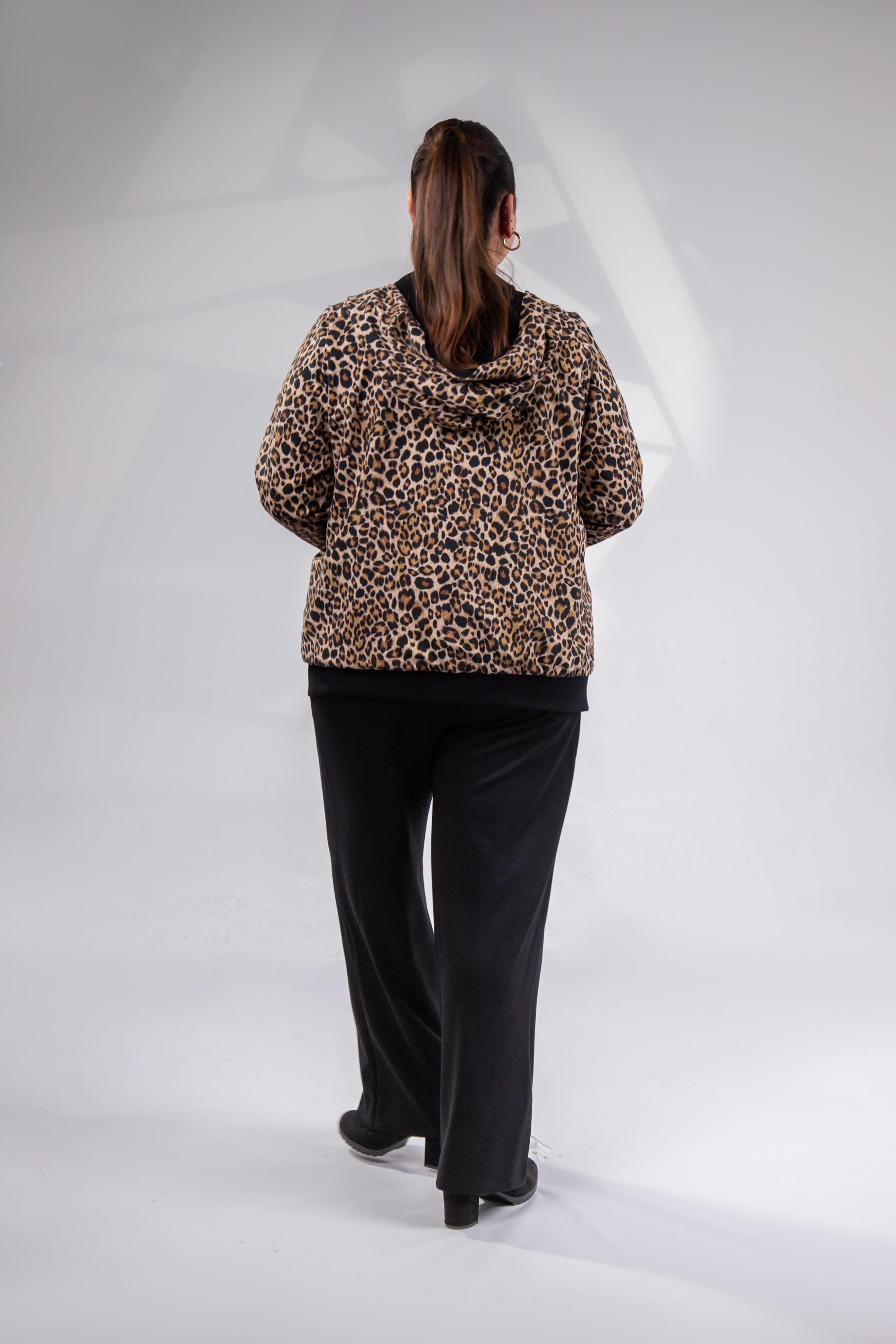 Büyük Beden 333177 Çift Taraflı Sweat  Bej