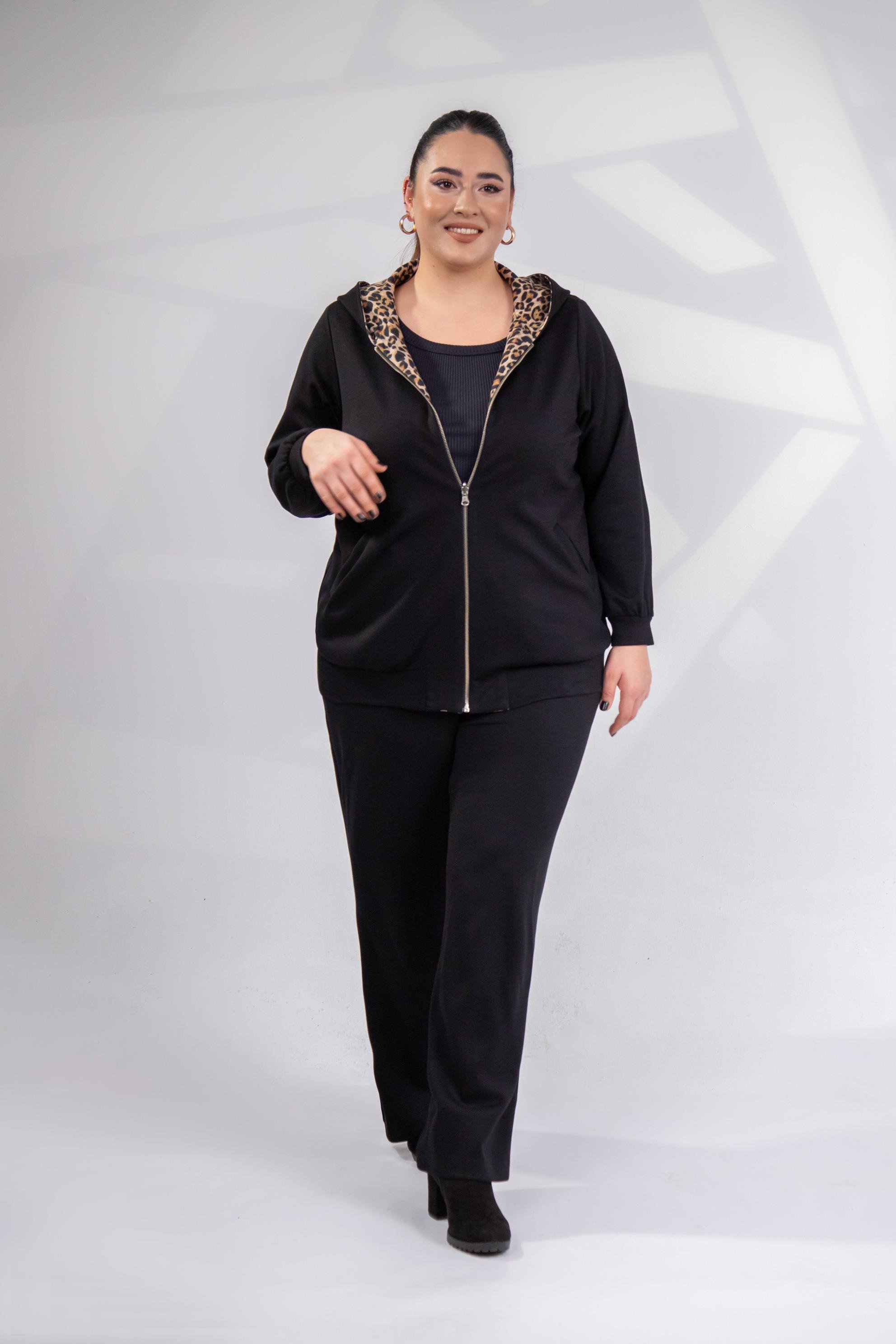 Büyük Beden 333177 Çift Taraflı Sweat  Bej