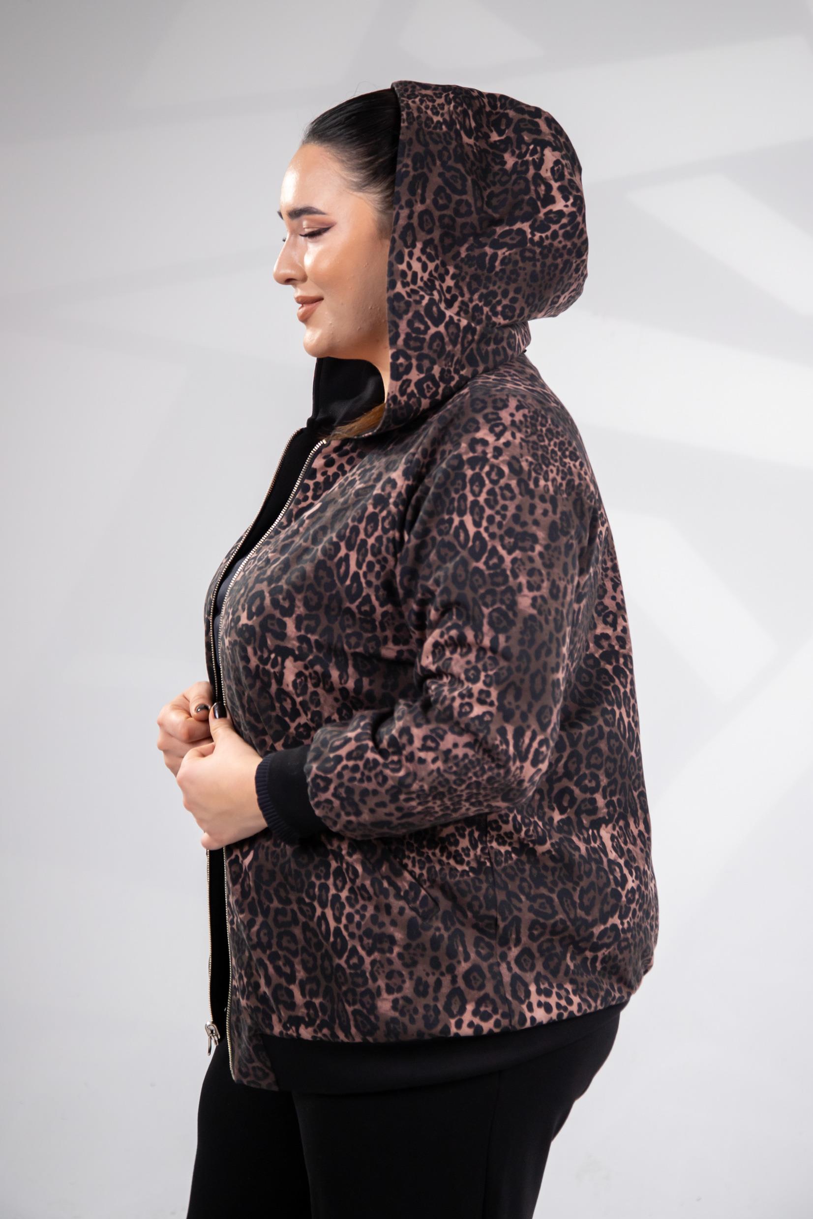 Büyük Beden 333177 Çift Taraflı Sweat  Kahverengı