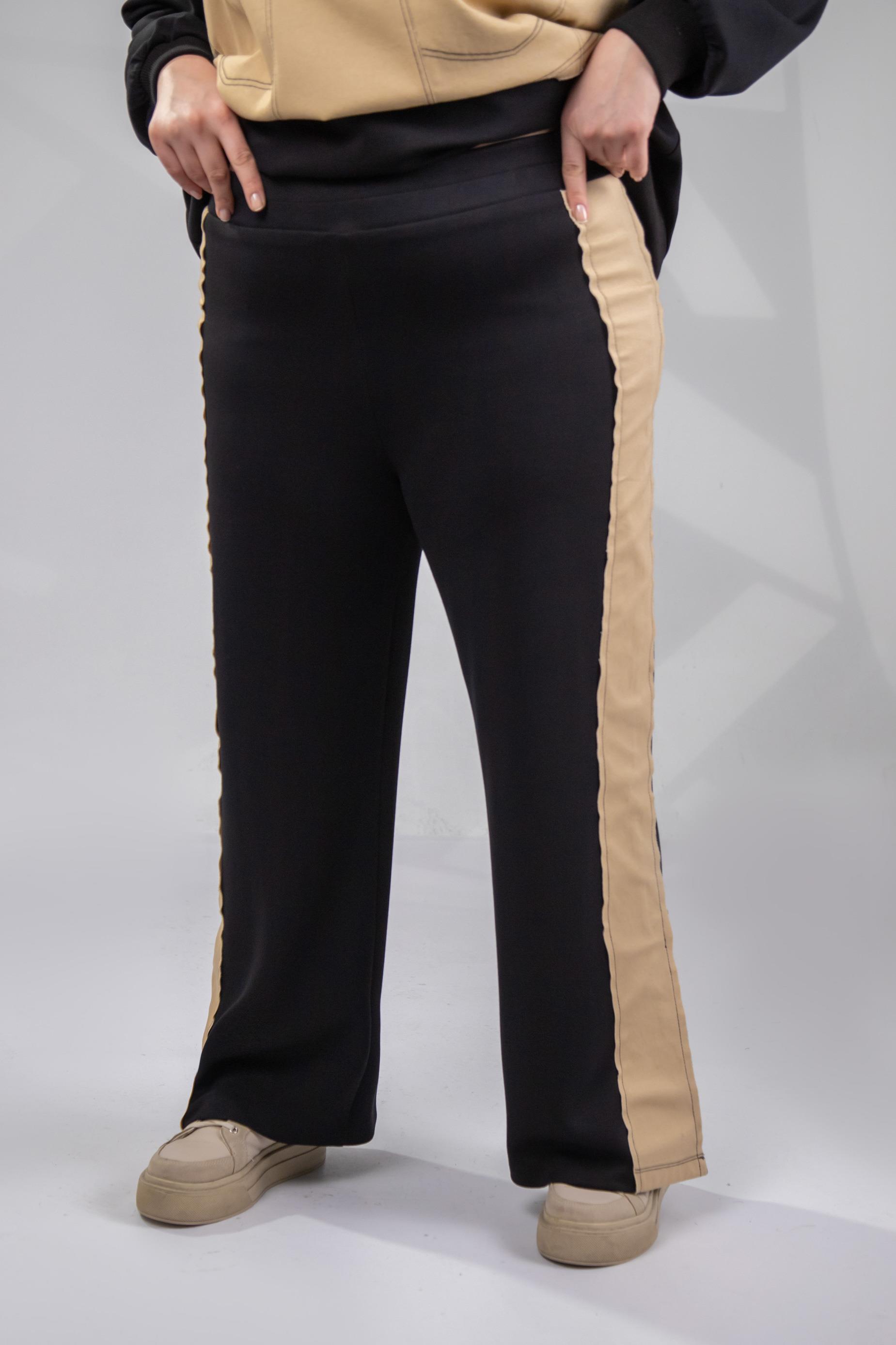 Büyük Beden 333187 Cep Detaylı 2'li Takım  Siyah