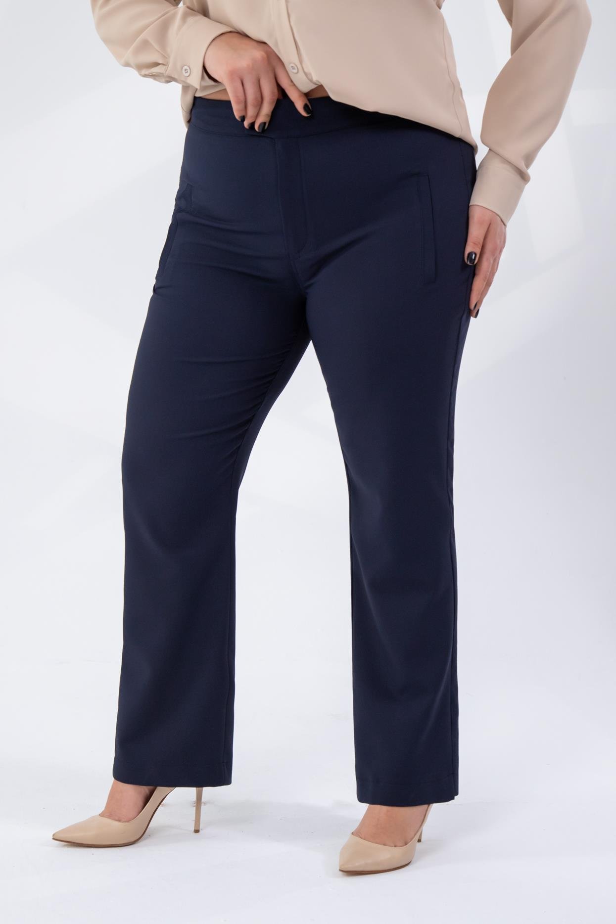 Büyük Beden 333668 Pantolon  Lacivert