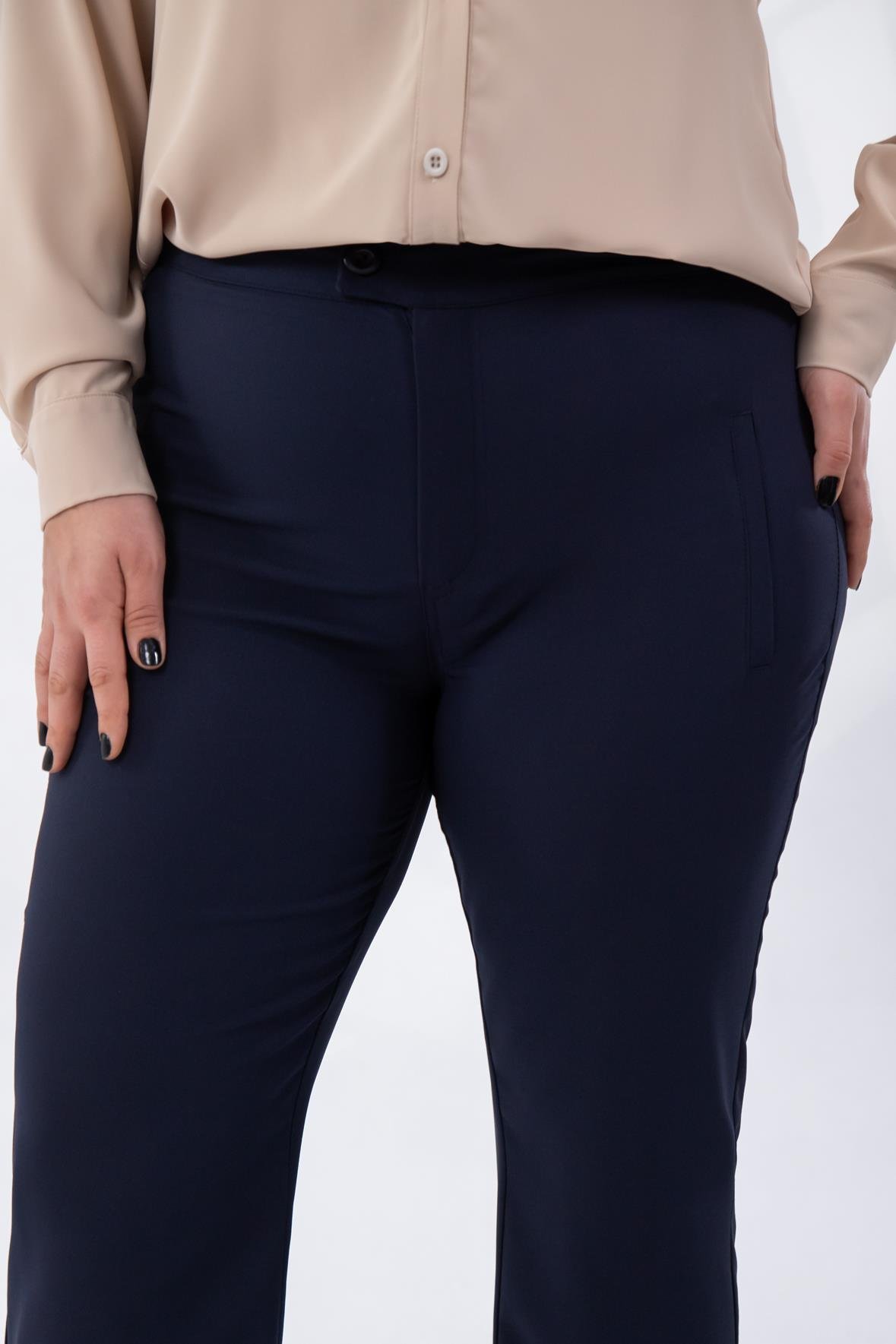 Büyük Beden 333668 Pantolon  Lacivert