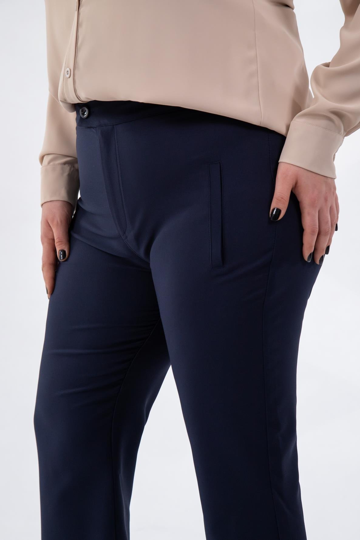 Büyük Beden 333668 Pantolon  Lacivert