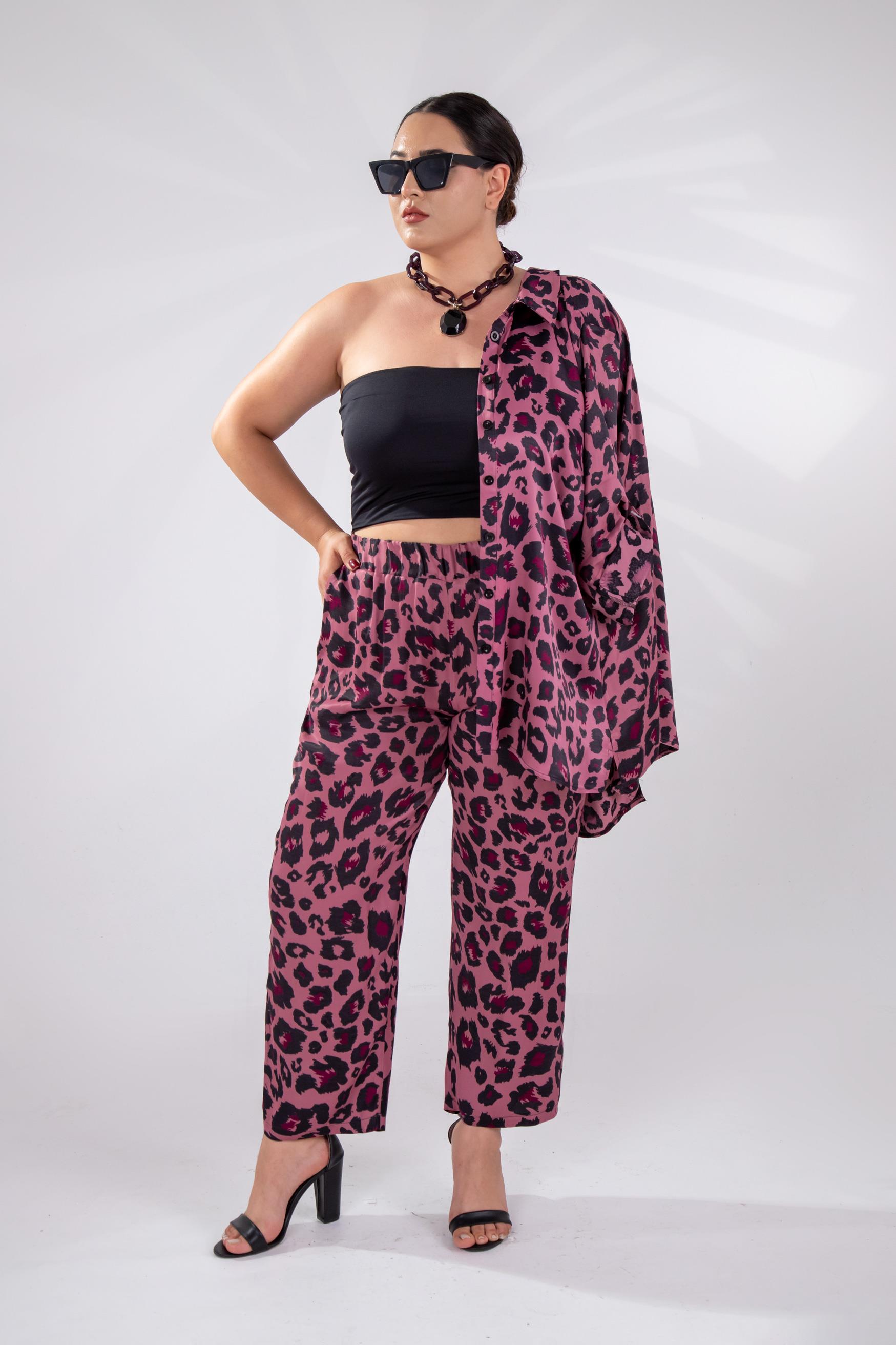 Büyük Beden 333906 Üçlü Saten Takım Pembe