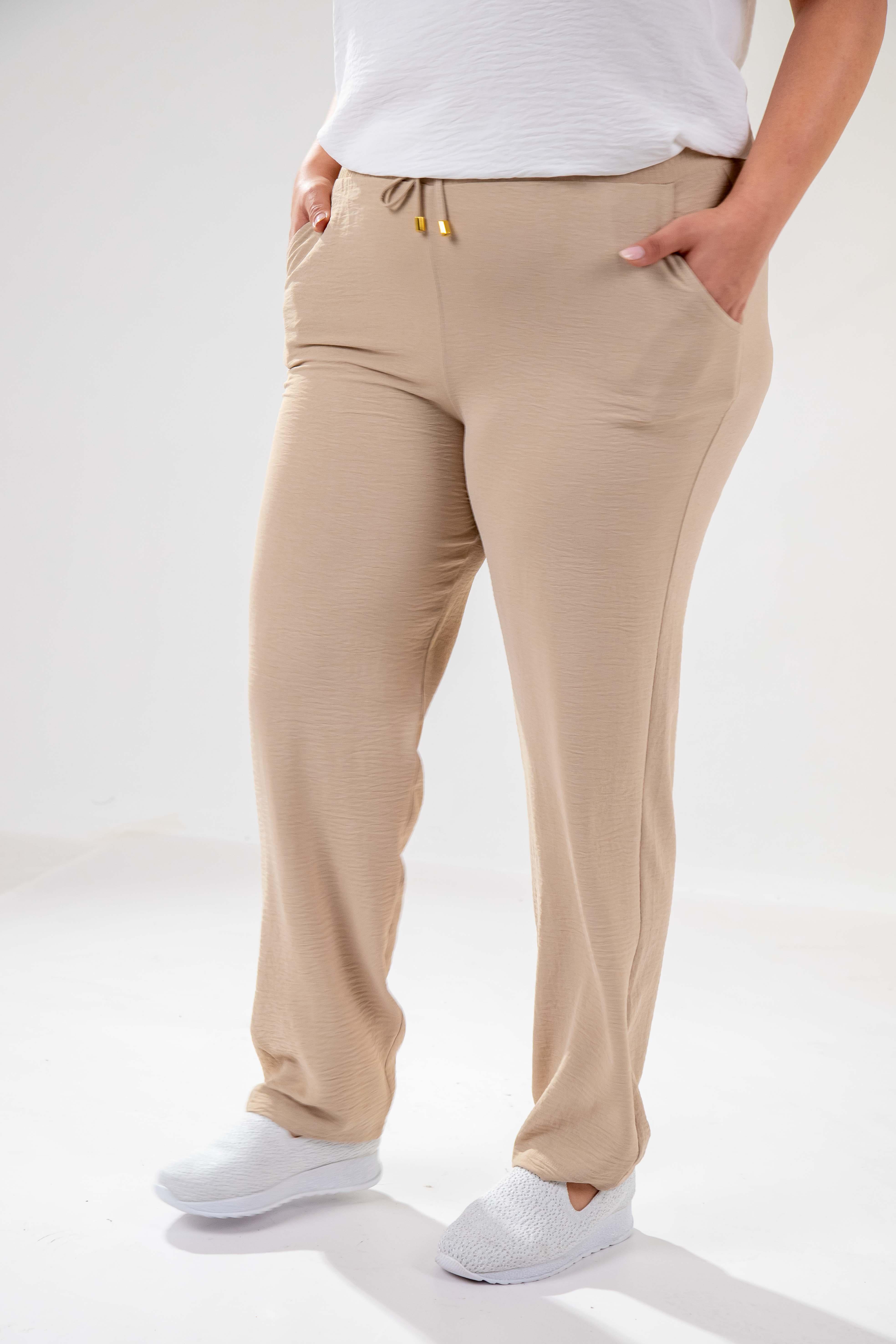 Büyük Beden 76330 Çiçek Nakışlı 3^lü Takım Bej