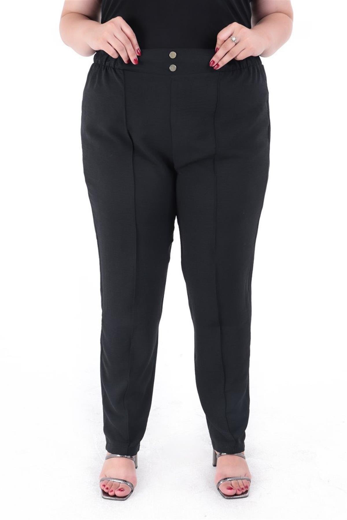 Büyük Beden Beatrıx-01 Pantolon Siyah