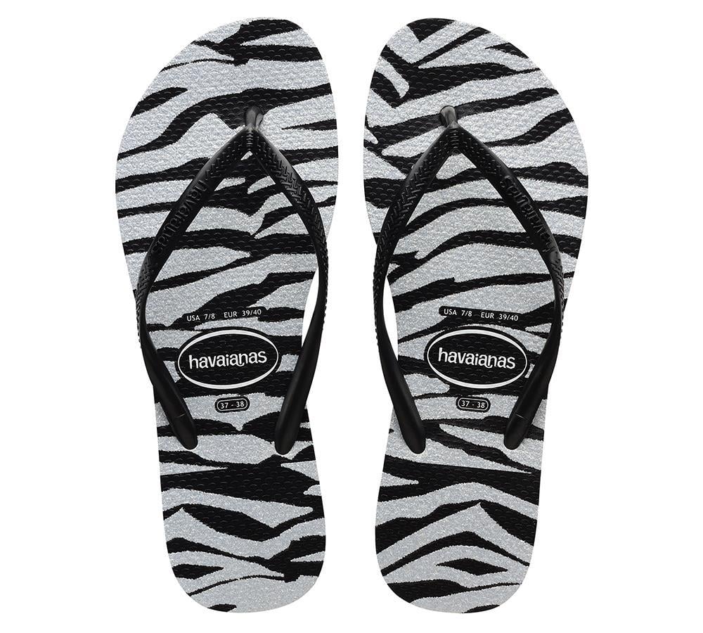  HAV. SLIM ANIMALS GLITTER BLACK4147852 