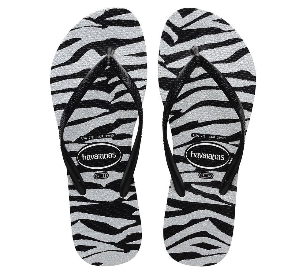  HAV. SLIM ANIMALS GLITTER BLACK4147852 