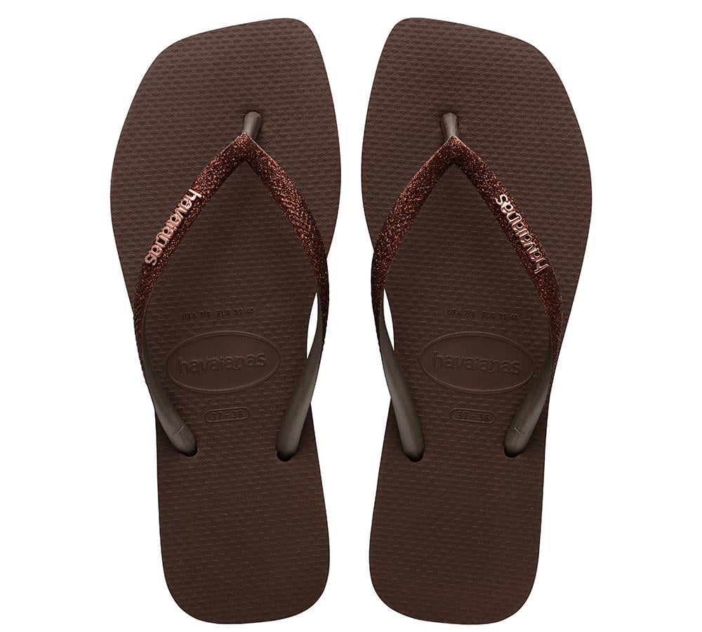 HAV. SQUARE GLITTER DARK BROWN4148102