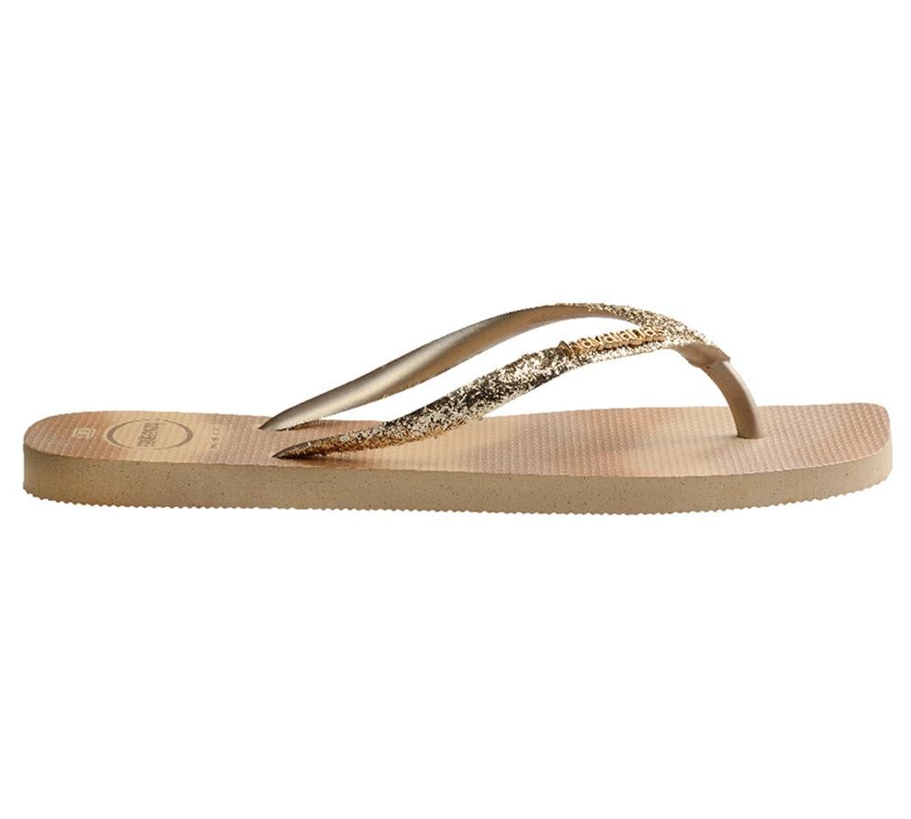SLIM SQUARE GLITTER KADIN ALTIN TERLİK 4149417