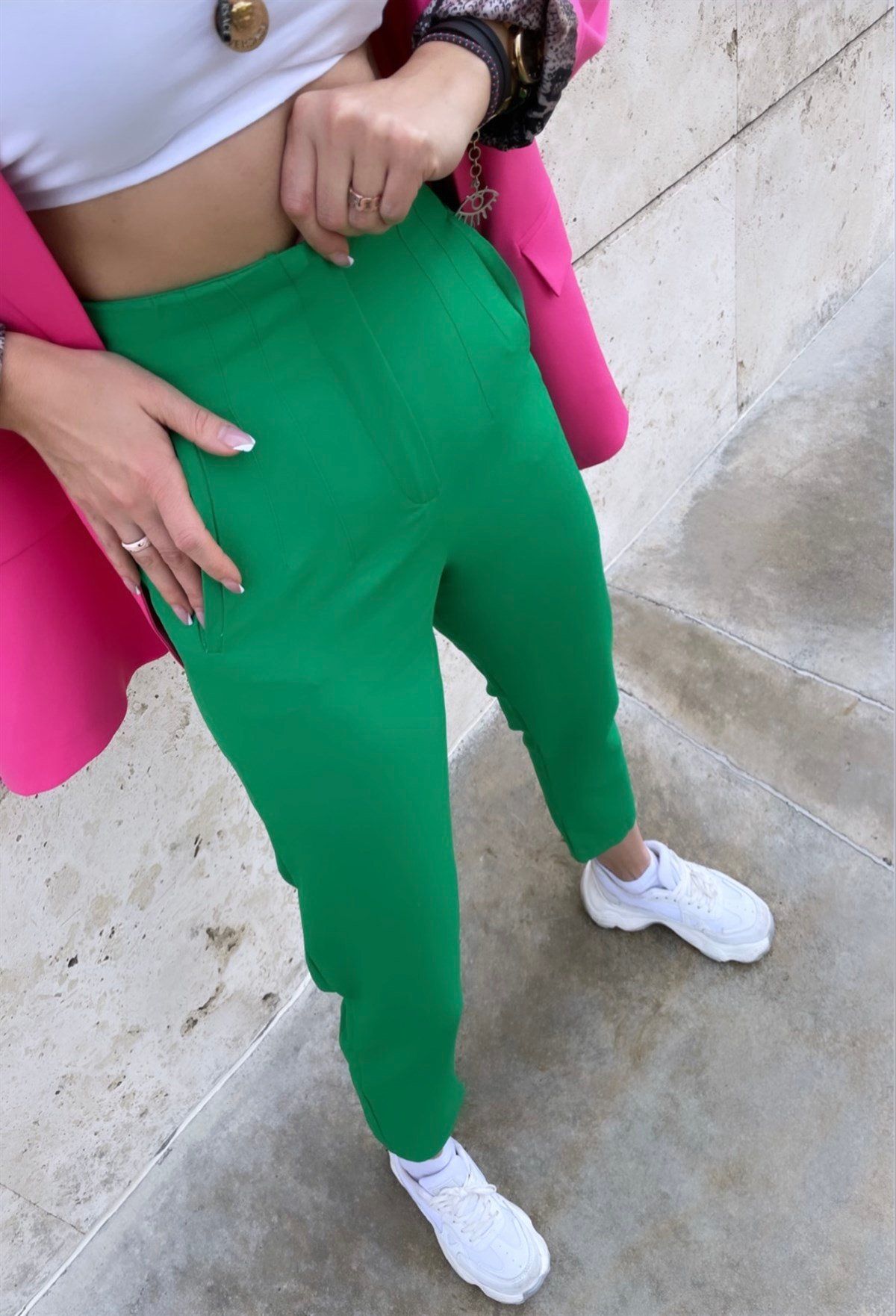 Greenpuffy PantolonMODAYBUTİKGreenPuffy Pantolon
