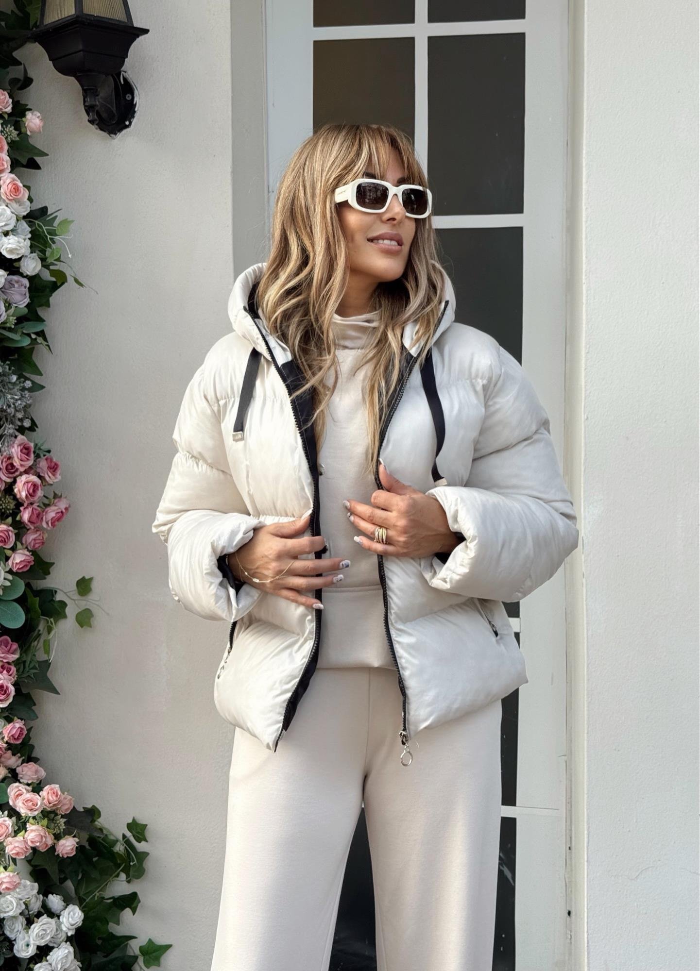 MODAYBUTİKArctic Glow Taş Şişme Mont