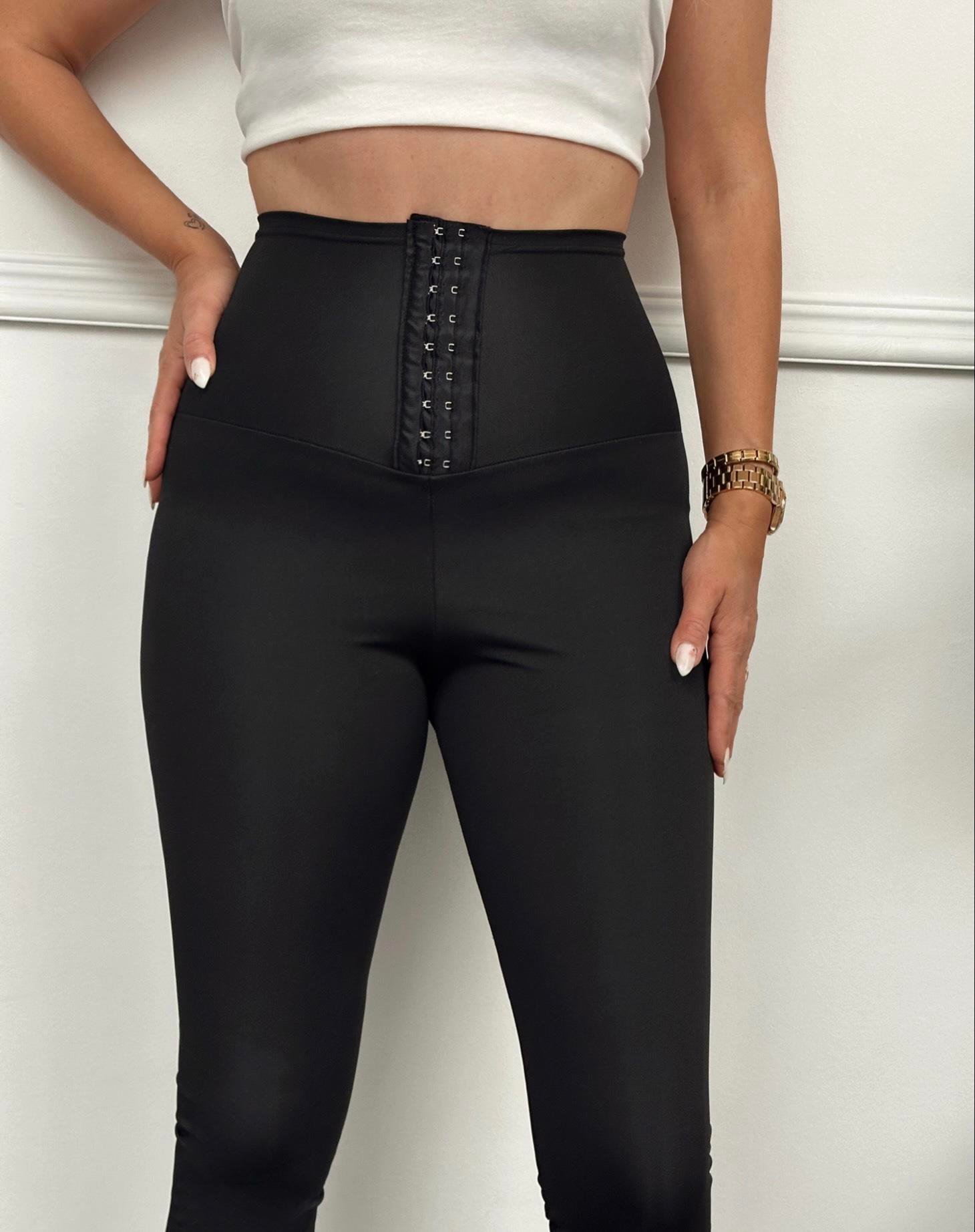 Yüksek Bel Korseli Termal TaytYeni Gelenler ModayYüksek Bel Korseli Termal Tayt