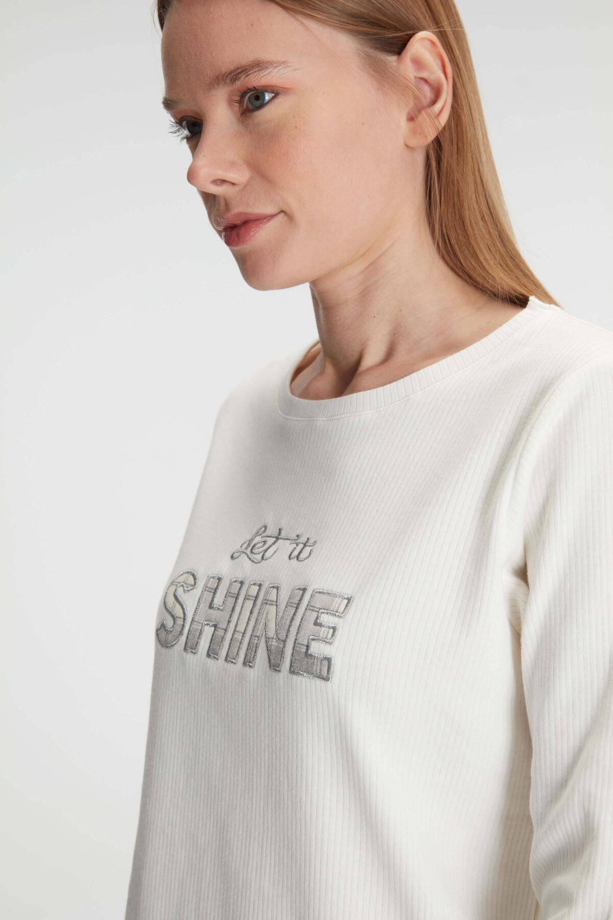 Anıl 11253 Kadın Uzun Kol Pamuklu Kışlık Pijama Takımı