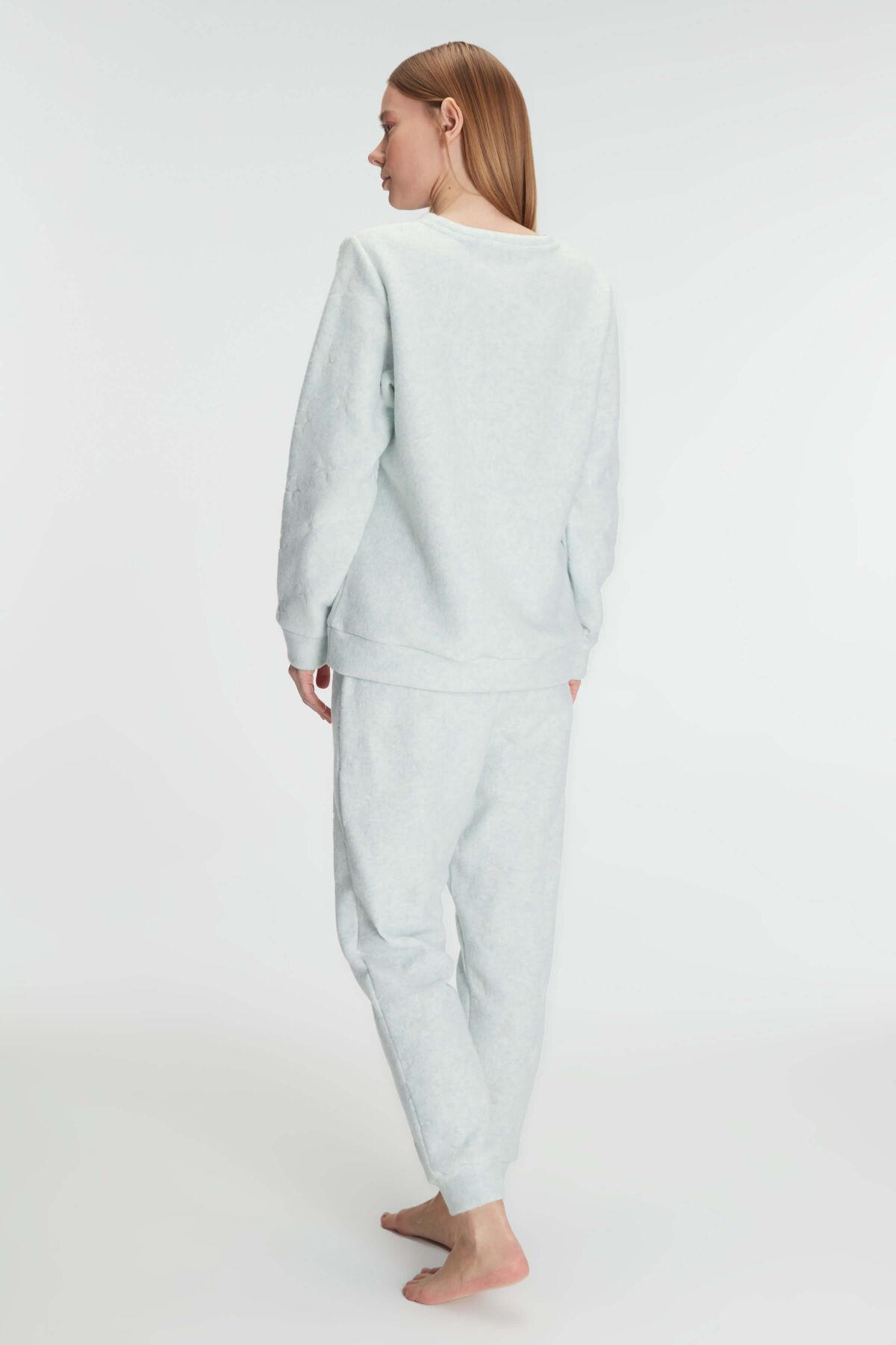 Anıl 11269 Kadın Uzun Kol Polar Pijama Takımı