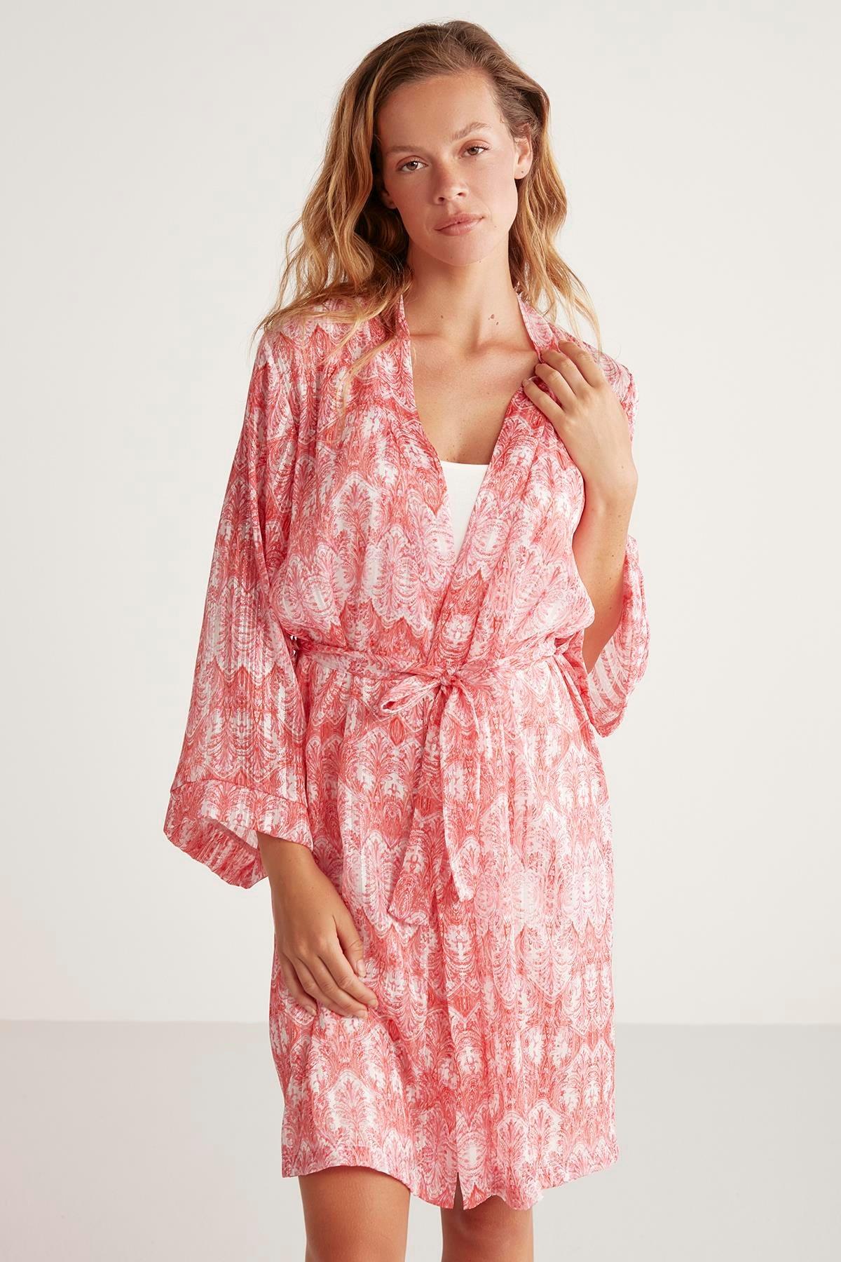 Aria's Closet Desenli Sabahlık Takım