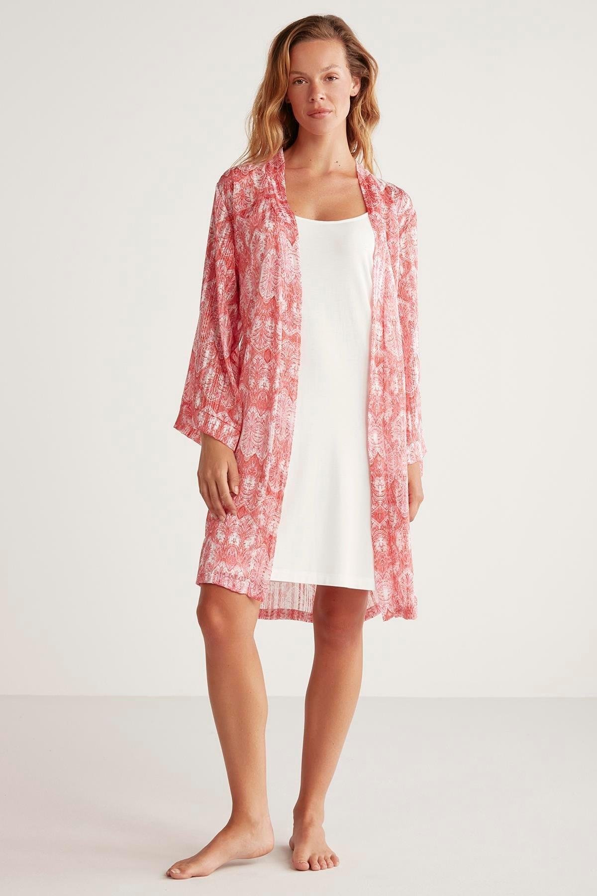 Aria's Closet Desenli Sabahlık Takım