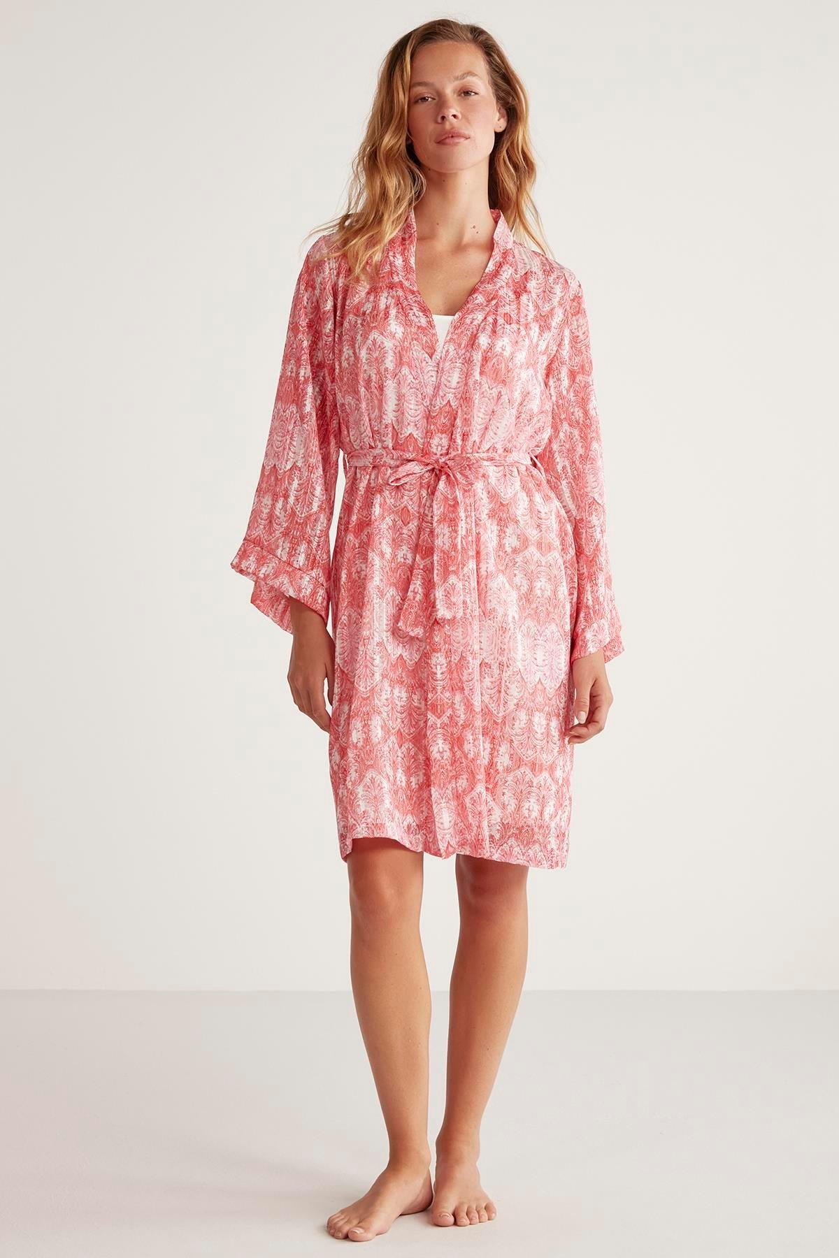 Aria's Closet Desenli Sabahlık Takım