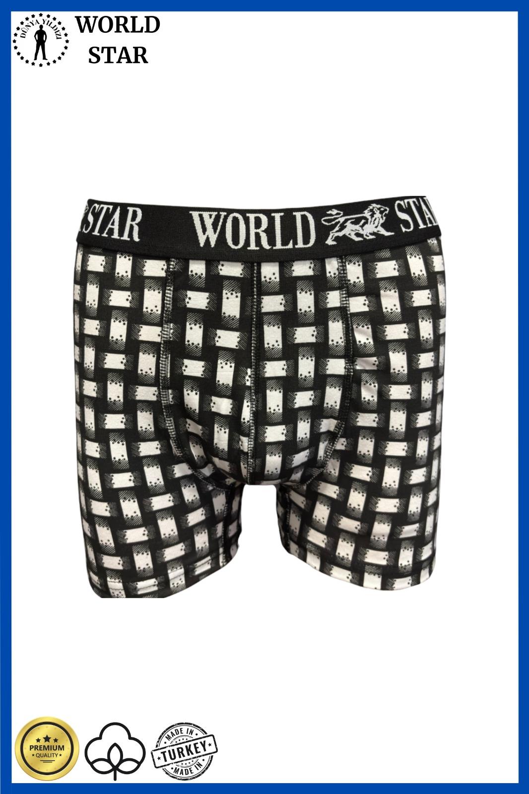 Aria's Closet Likralı Pamuklu Renkli Erkek Boxer