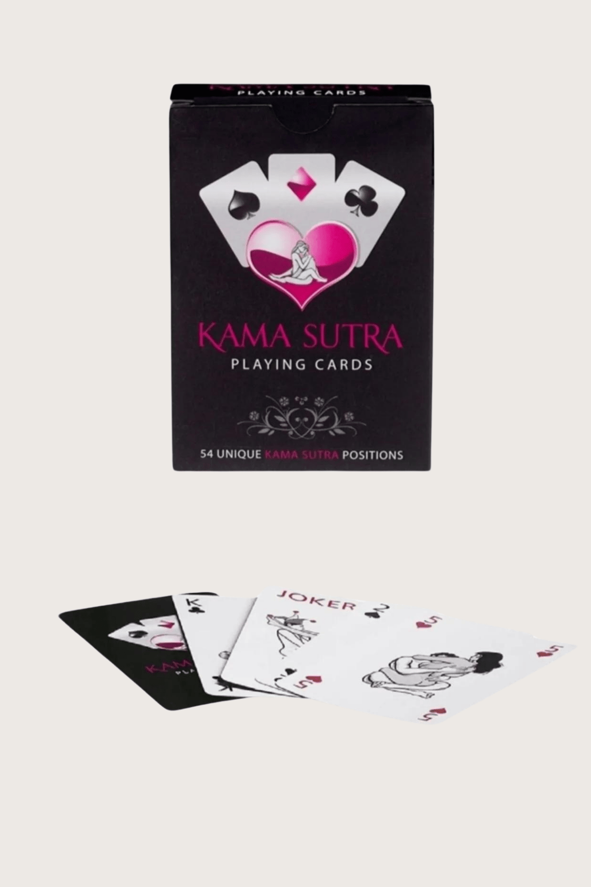Aria's Closet Sexy Görselli Oyun Kartı Kama Sutra Kırmızı Kırbaç Set