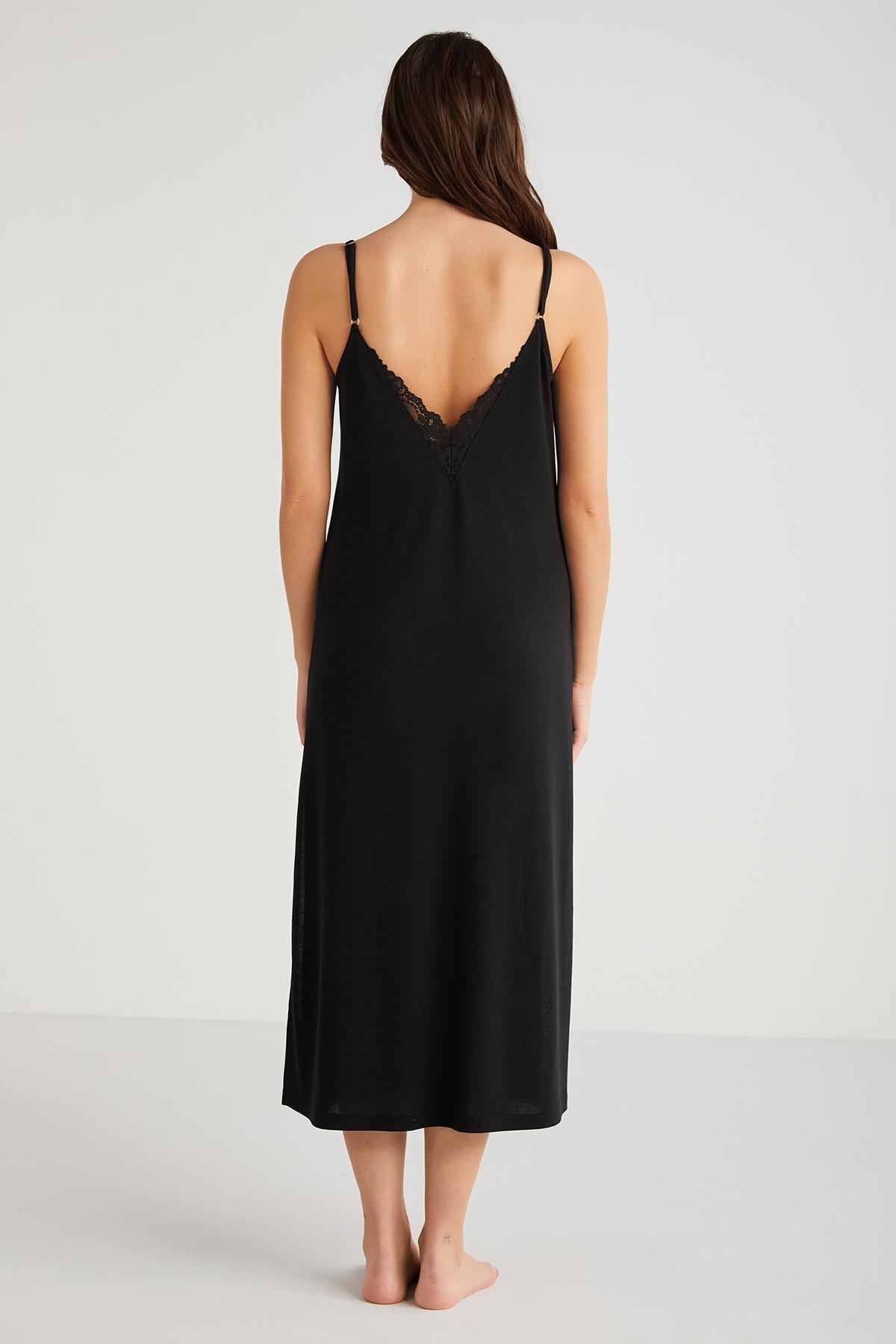 Penye Mood %100  Viskon Çiçek Desen 2'li Sabahlık Gecelik Takımı