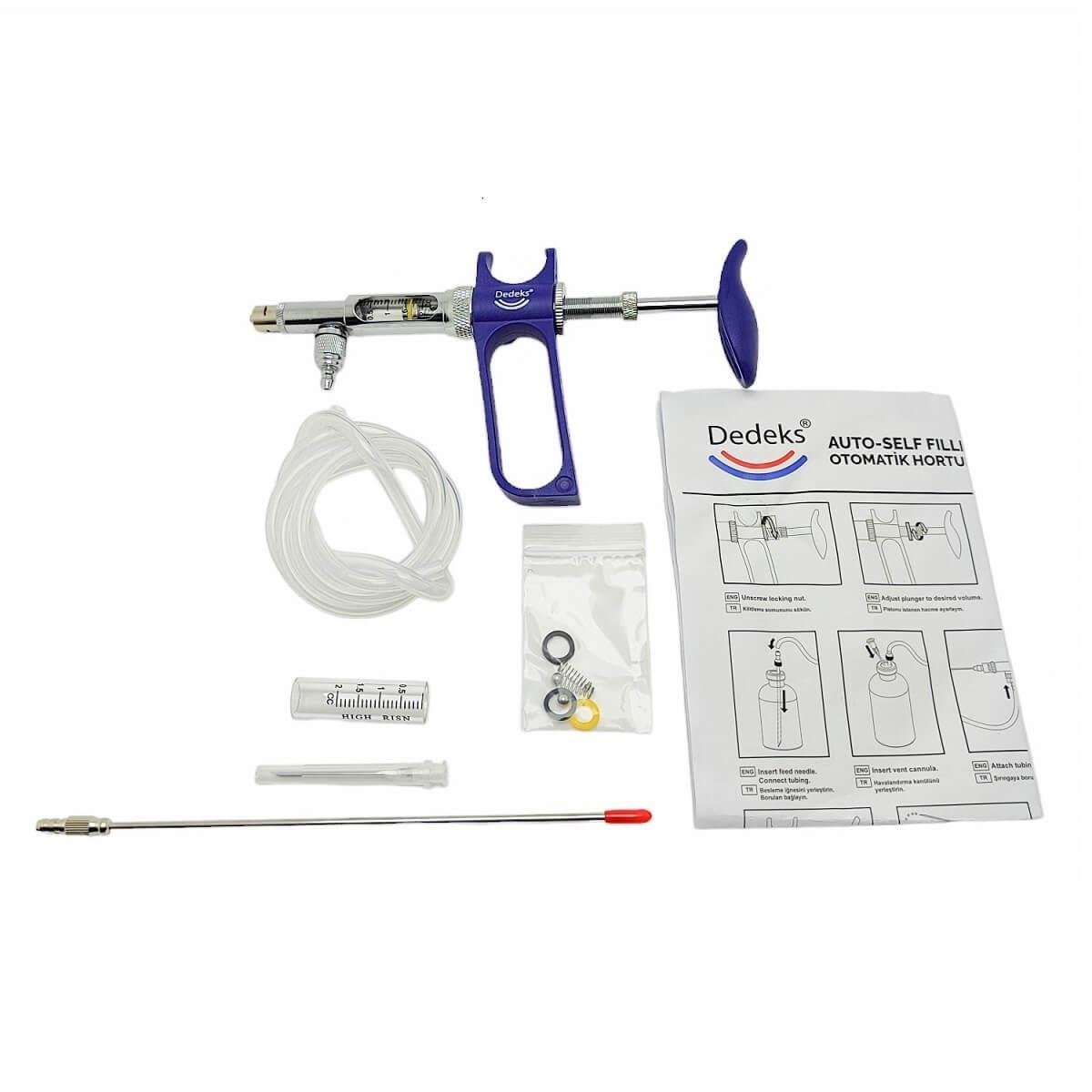 2 ML Hortumlu Otomatik Enjektör Aşı Tabancası