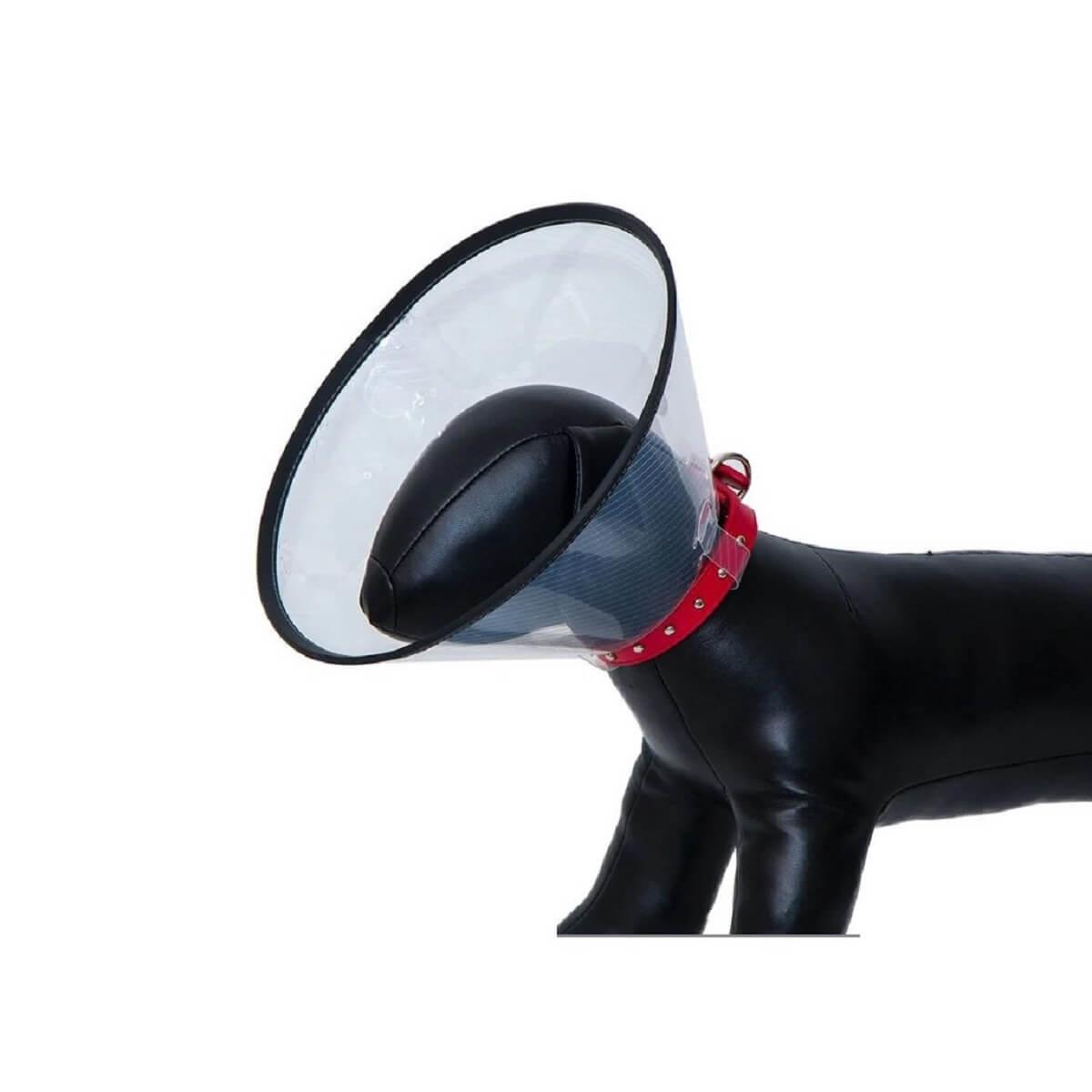 7,5 cm Dikişli Kedi Köpek Yakalığı Şeffaf Yakalık