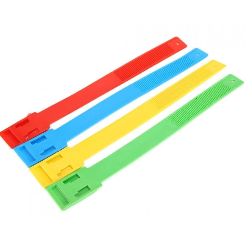 Büyükbaş Hayvan Ayak İşaretleme Bandı Plastik Kırmızı