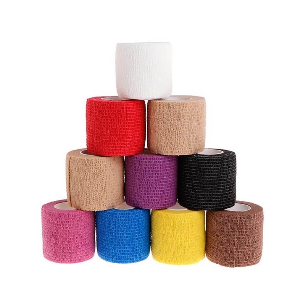 Elastik Kendinden Yapışkanlı Coban Bandaj Mavi Renkli 5 Cm