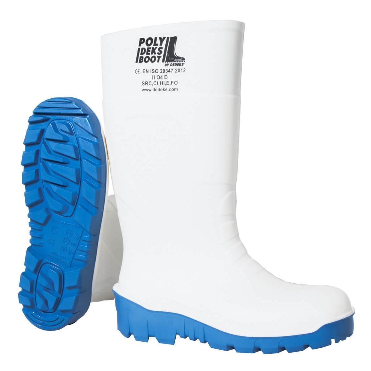 No: 38 Çeliksiz Beyaz Poliüraten Çizme PolyDeks