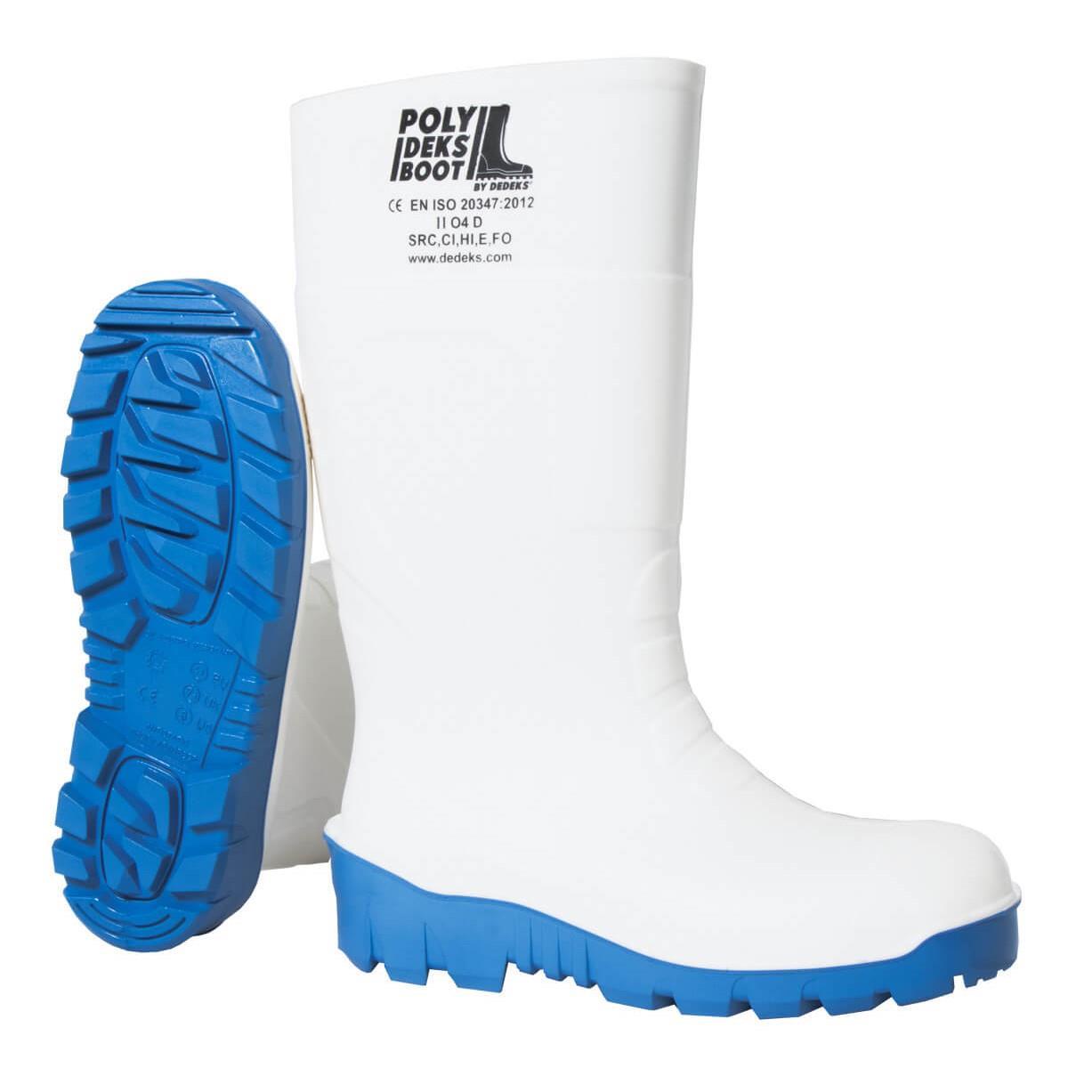 No: 40 Çeliksiz Beyaz Poliüraten Çizme PolyDeks