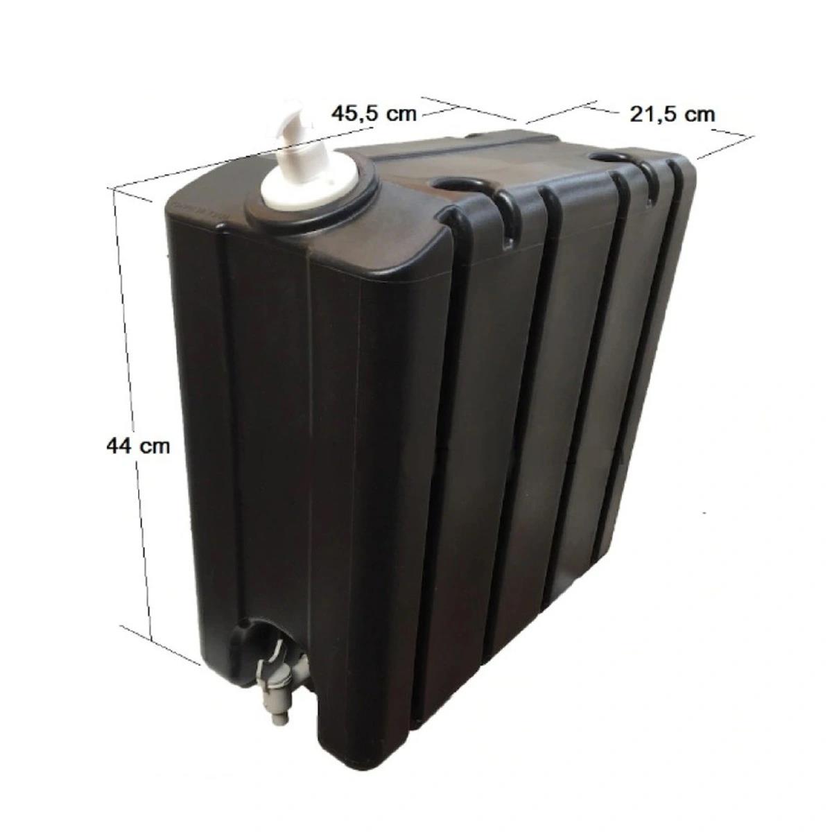 Plastik Su Deposu 45 Litre Sabunluklu Bahçe Römork Karavan İçin Musluklu Tank