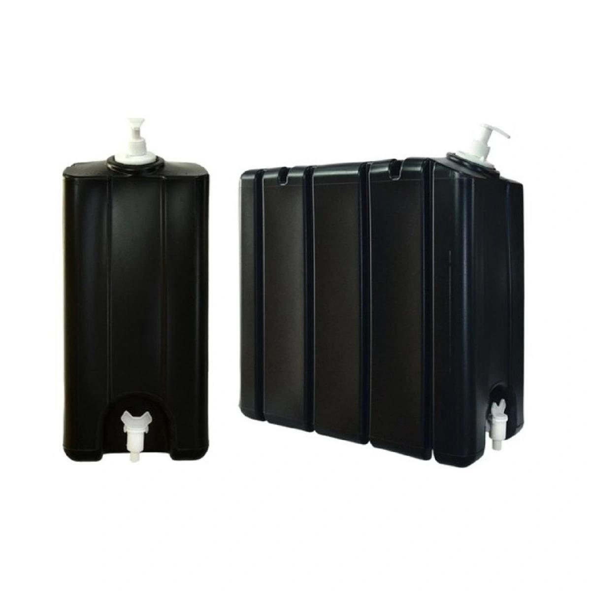 Plastik Su Deposu 45 Litre Sabunluklu Bahçe Römork Karavan İçin Musluklu Tank