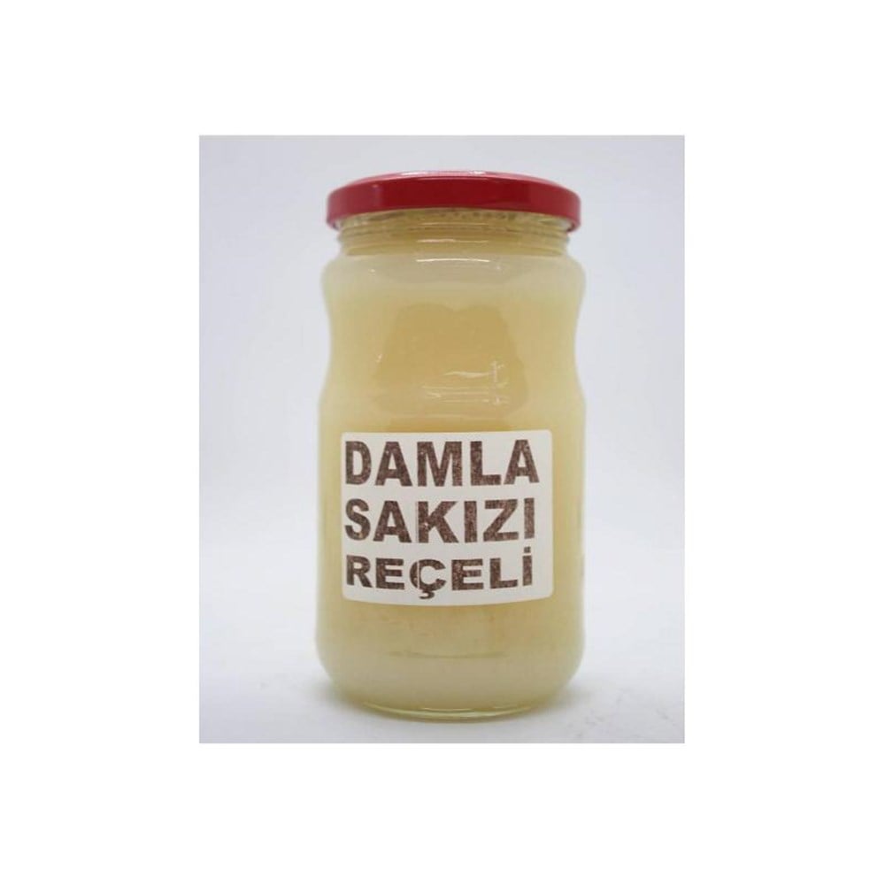 Doğal Damla Sakız reçeli 400gr. cam kavanozda