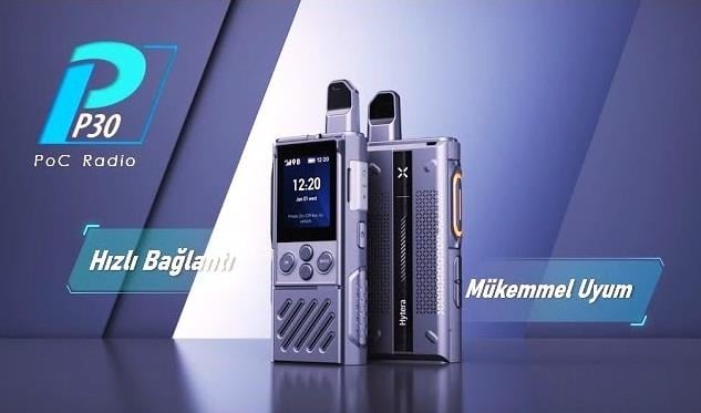 Hytera P-30 Bas-Konuş Telsiz SİM Data Kartlı(Lisanssız)