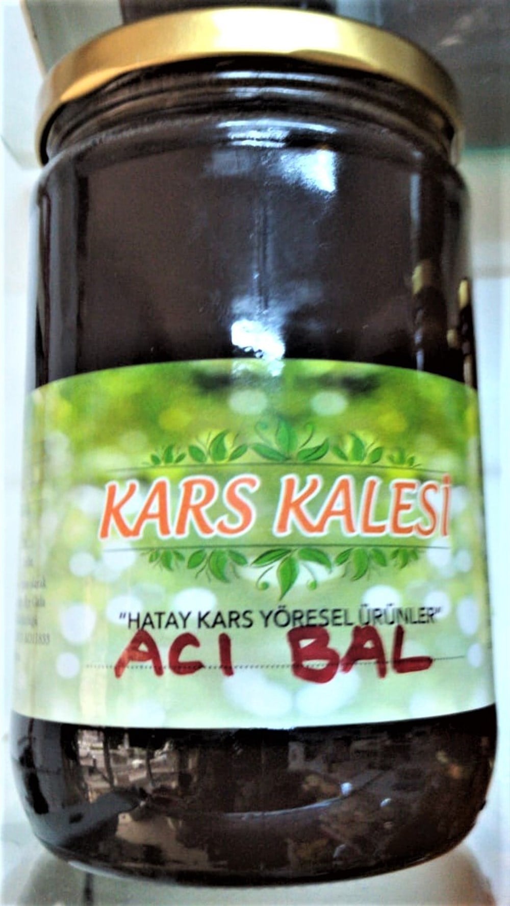 Kars doğal acı Balı, net 900gr. cam kavanozda