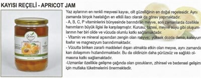 Kayısı Reçeli 850gr. (Apricot Jam)