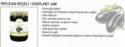 Patlıcan Reçeli 850gr. (Eggplant Jam)