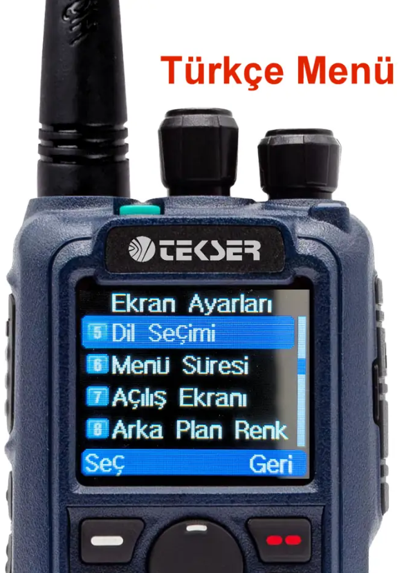 TEKSER AT-D890UV DUAL BAND ANALOG/DMR EL TELSİZİ