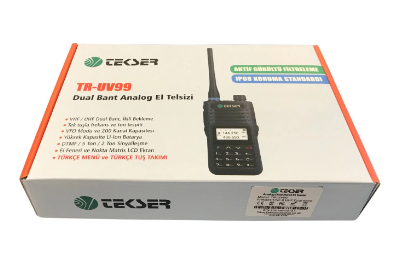 TEKSER TR-UV99 Dual Band El Telsizi (İzne tabidir)