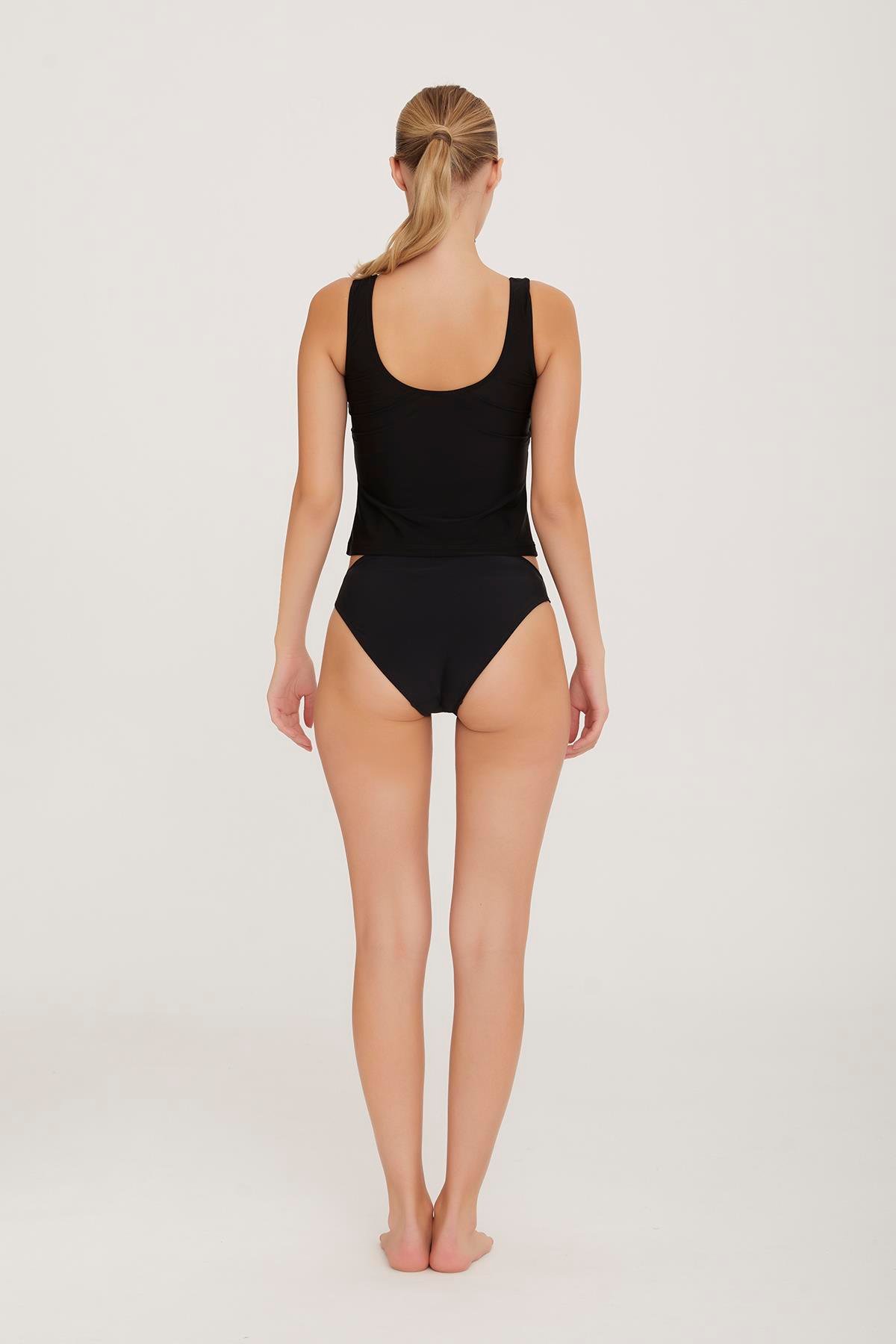 3'lü Havuz Kaplıca Mayo Martına 3611 Siyah