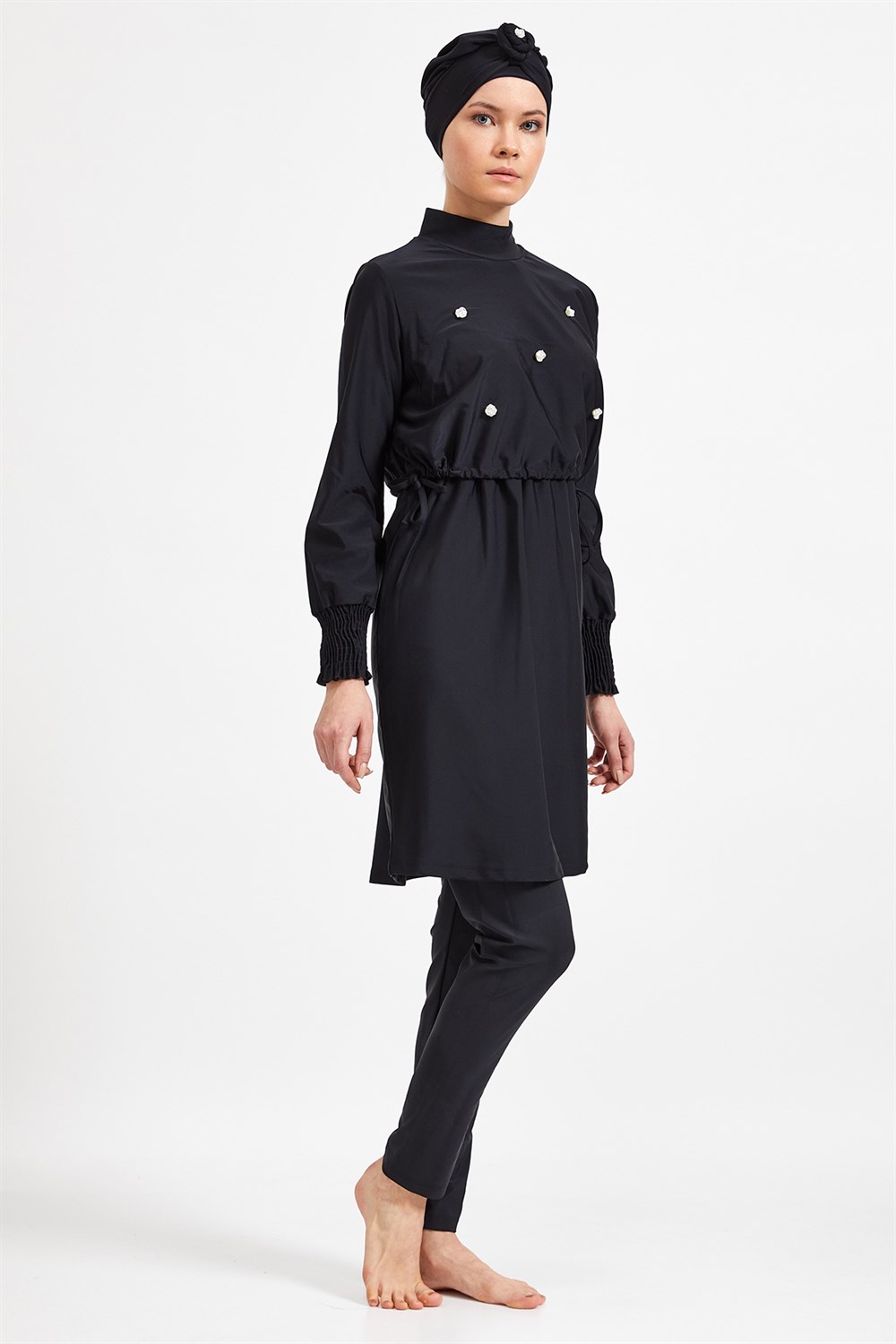 Adasea Likralı Tam Kapalı Tesettür Mayo 4345 Remsa Mayo